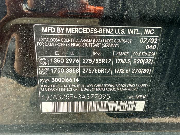 2003 mercedes-benz m-class ml500 with 163666 miles for sale near elk-river, minnesota 01a2eee3972b44a2801e73a682f7570d.jpeg
