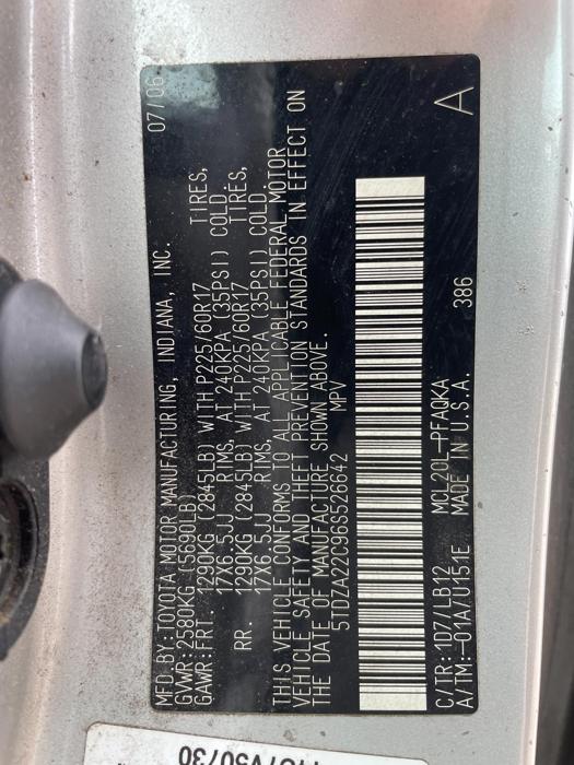 2006 Toyota Sienna