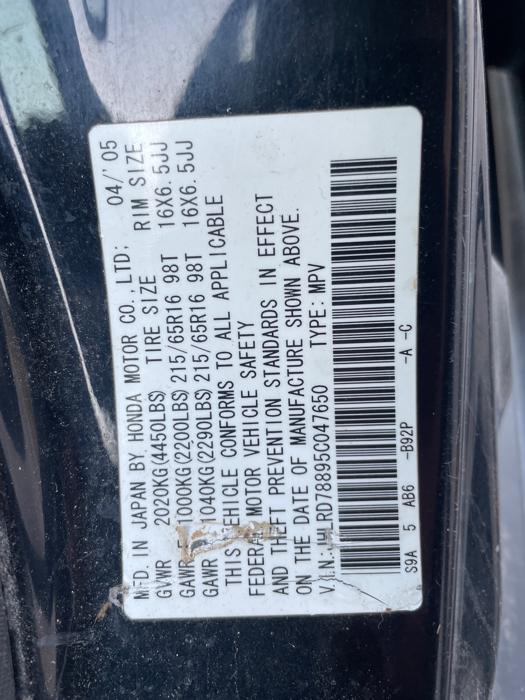 2005 honda cr-v ex-4wd-at with 205074 miles for sale near elk-river, minnesota 04840fc118f646b9a5152f69df80b25c.jpeg