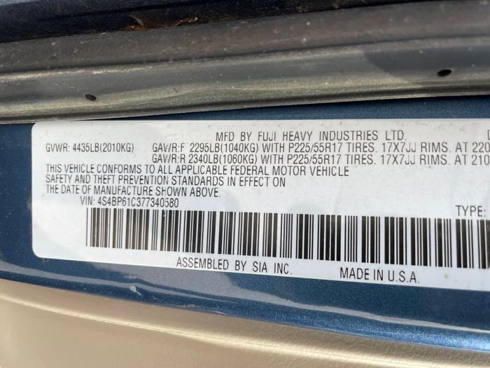 2007 subaru outback 2.5i-wagon with 203657 miles for sale near clearwater, minnesota 053691b3024d49f7a4c48b1a11ba58d8.jpeg