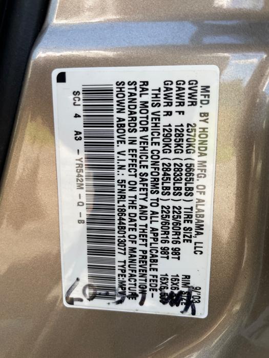 2004 honda odyssey ex with 123428 miles for sale near elk-river, minnesota 0b3ed0755c504ecabff3c45b5f9b7e4f.jpeg