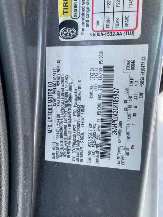 2012 ford fusion sle with 93620 miles for sale near elk-river, minnesota 0b5b7707e0834deaa74d541c8d6001b6.jpg