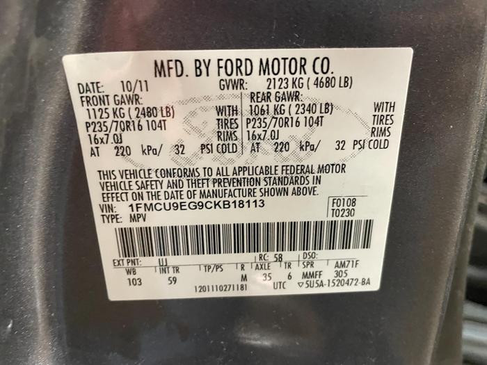2012 Ford Escape