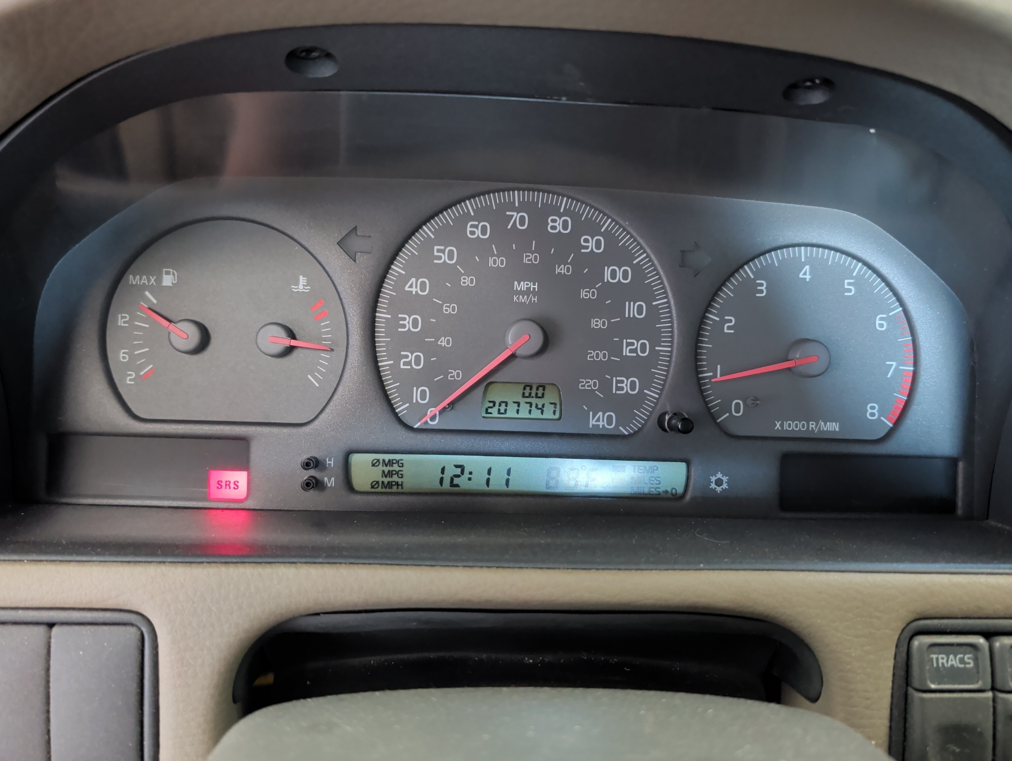 1999 volvo s70 base with 207747 miles for sale near elk-river, minnesota 105435_43_gauge_cluster.jpg