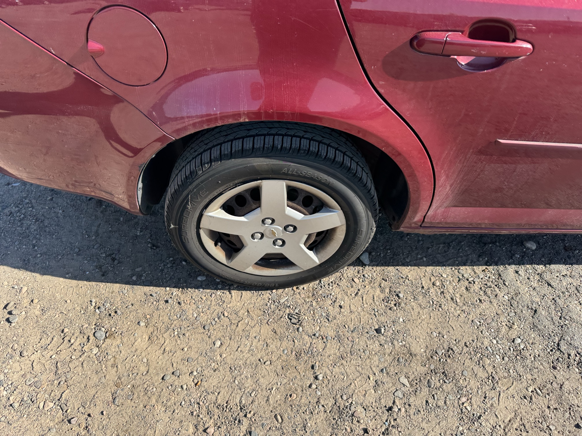 2007 chevrolet cobalt lt3-sedan with 163862 miles for sale near Elk River, Minnesota 105660_14_rear_pass_wheel.jpg