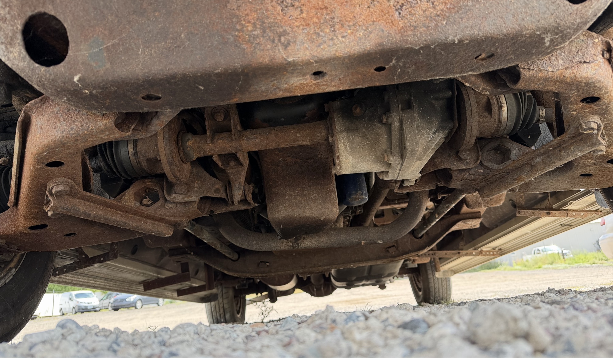 1995 chevrolet astro awd with 129060 miles for sale near elk-river, minnesota 106031_16_undercar_front.jpg