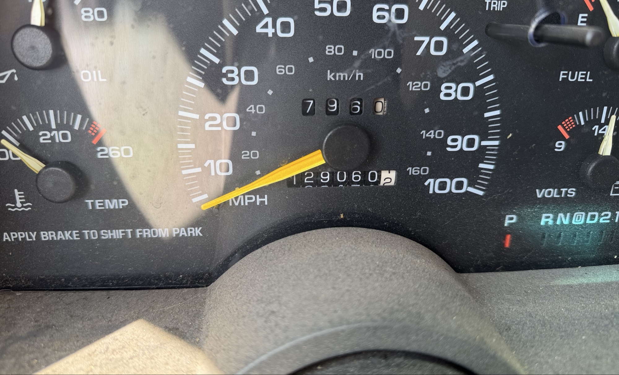 1995 chevrolet astro awd with 129060 miles for sale near elk-river, minnesota 106031_44_mileage_closeup.jpg