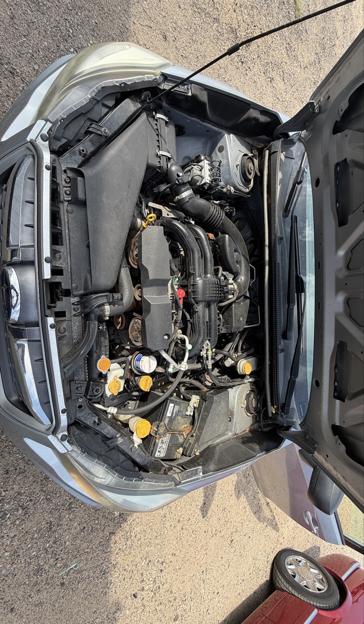 2013 subaru impreza base-5-door with 166153 miles for sale near elk-river, minnesota 106296_49_engine_bay.jpg