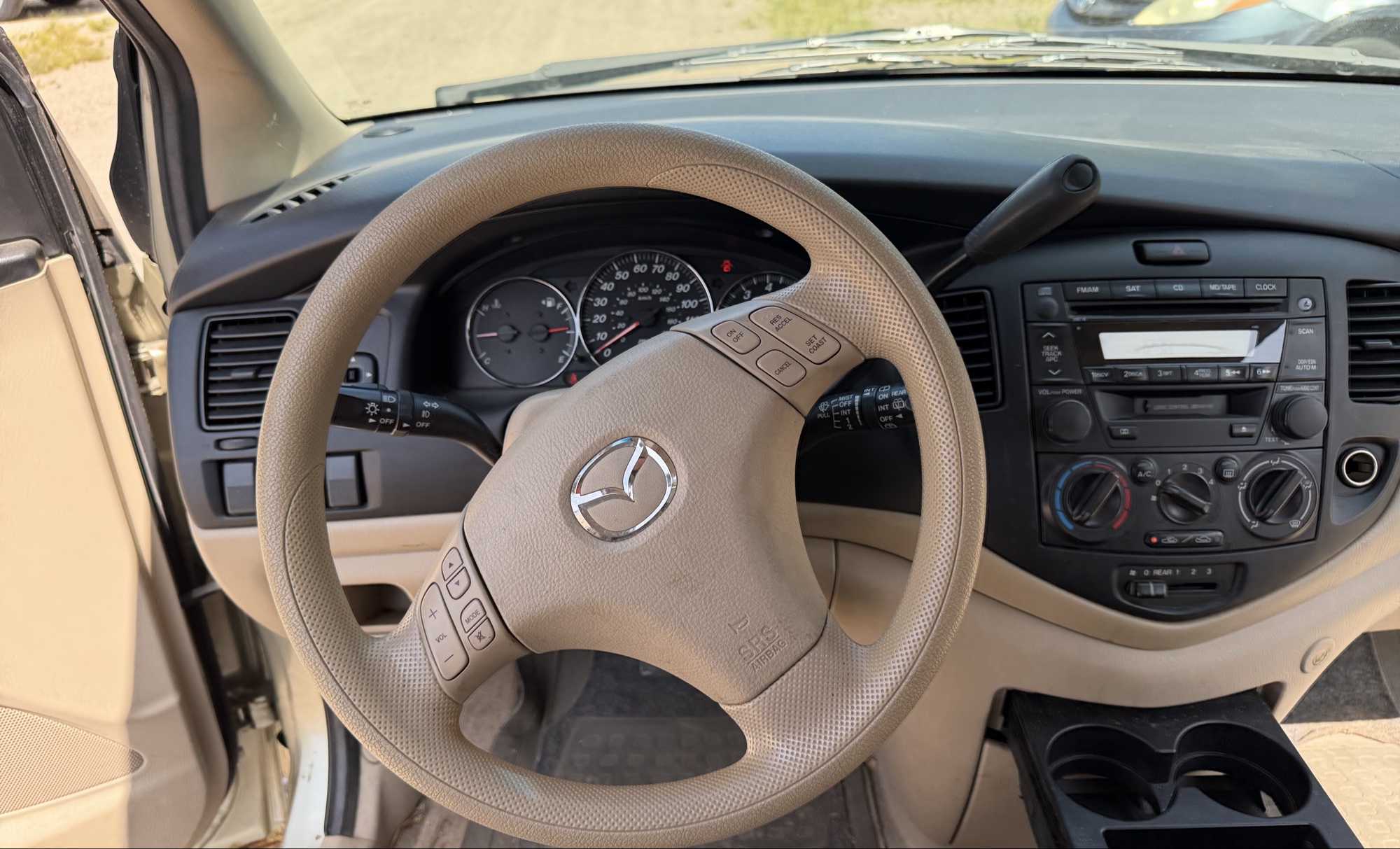 2004 mazda mpv lx with 94040 miles for sale near elk-river, minnesota 106309_33_dash_from_driver.jpg