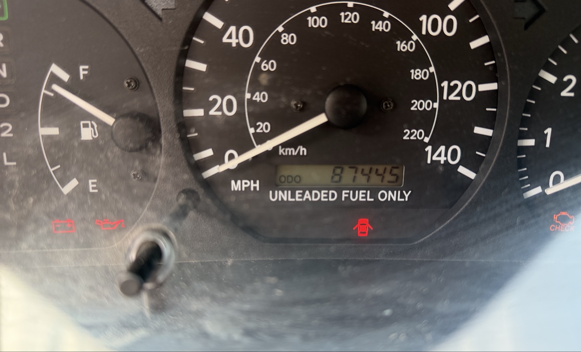 1999 toyota camry ce with 87445 miles for sale near elk-river, minnesota 106311_44_mileage_closeup.jpg