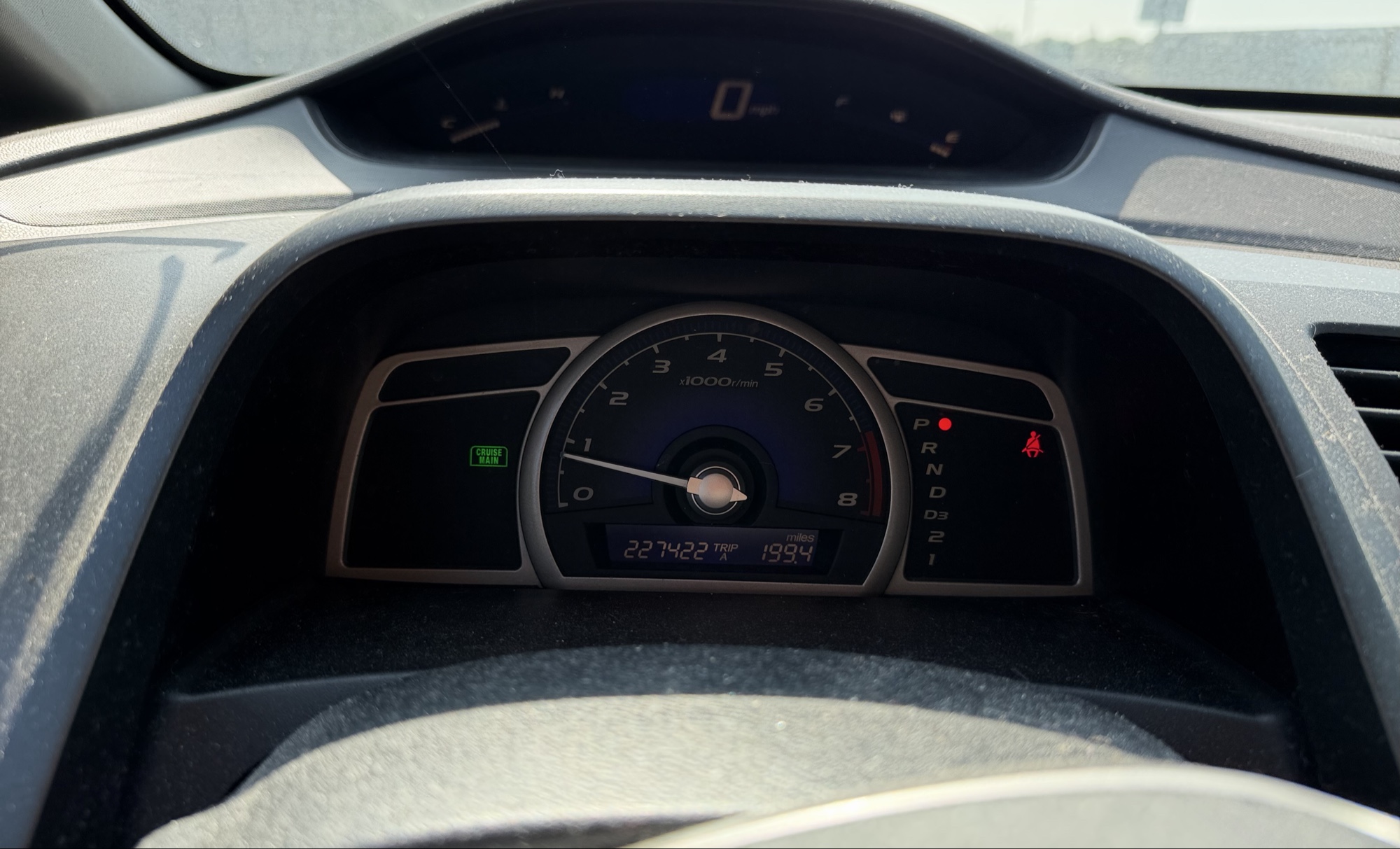 2007 honda civic ex-sedan-at with 227422 miles for sale near elk-river, minnesota 106315_43_gauge_cluster.jpg