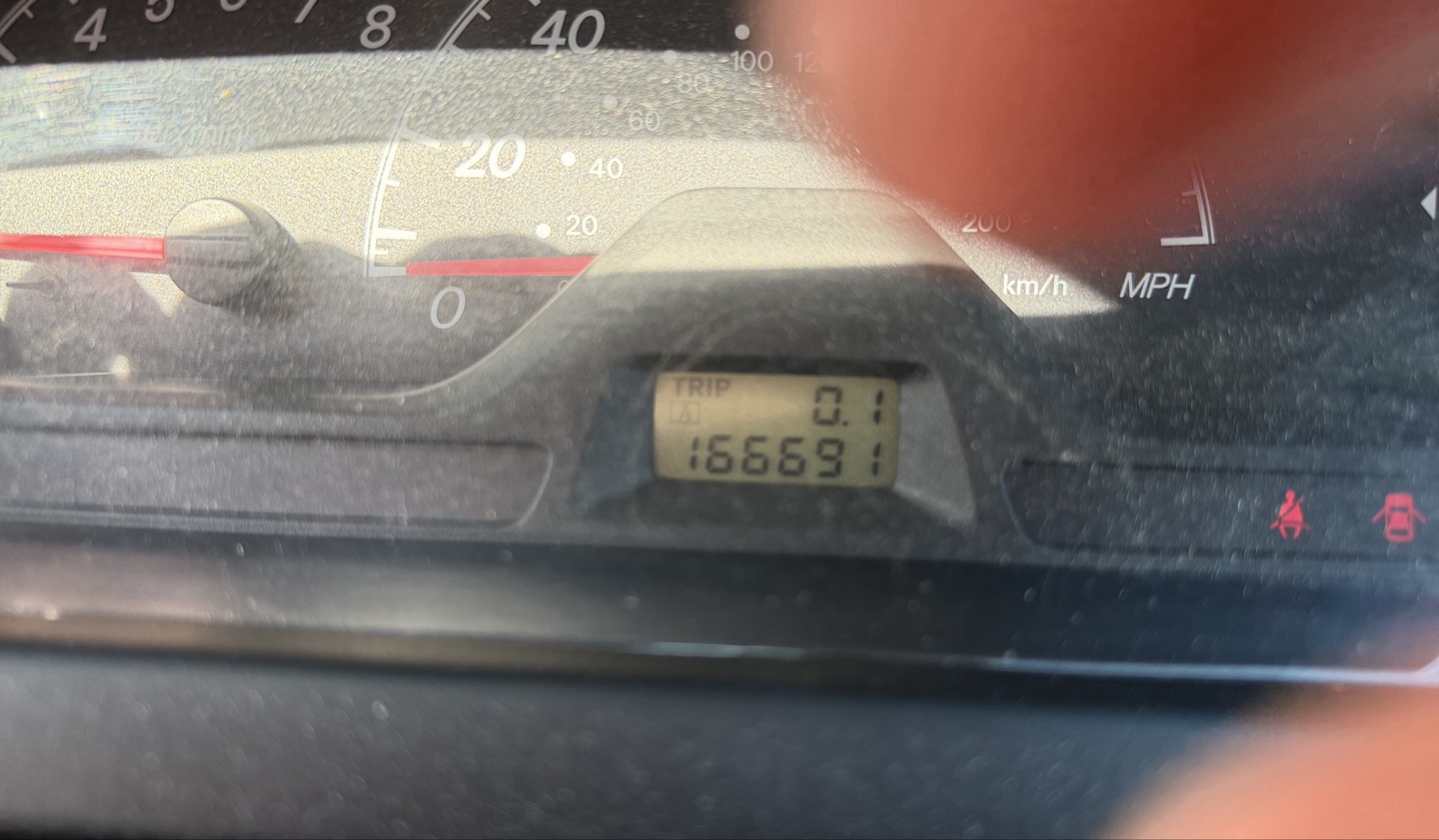 2002 mitsubishi lancer base with 166691 miles for sale near elk-river, minnesota 106319_44_mileage_closeup.jpg
