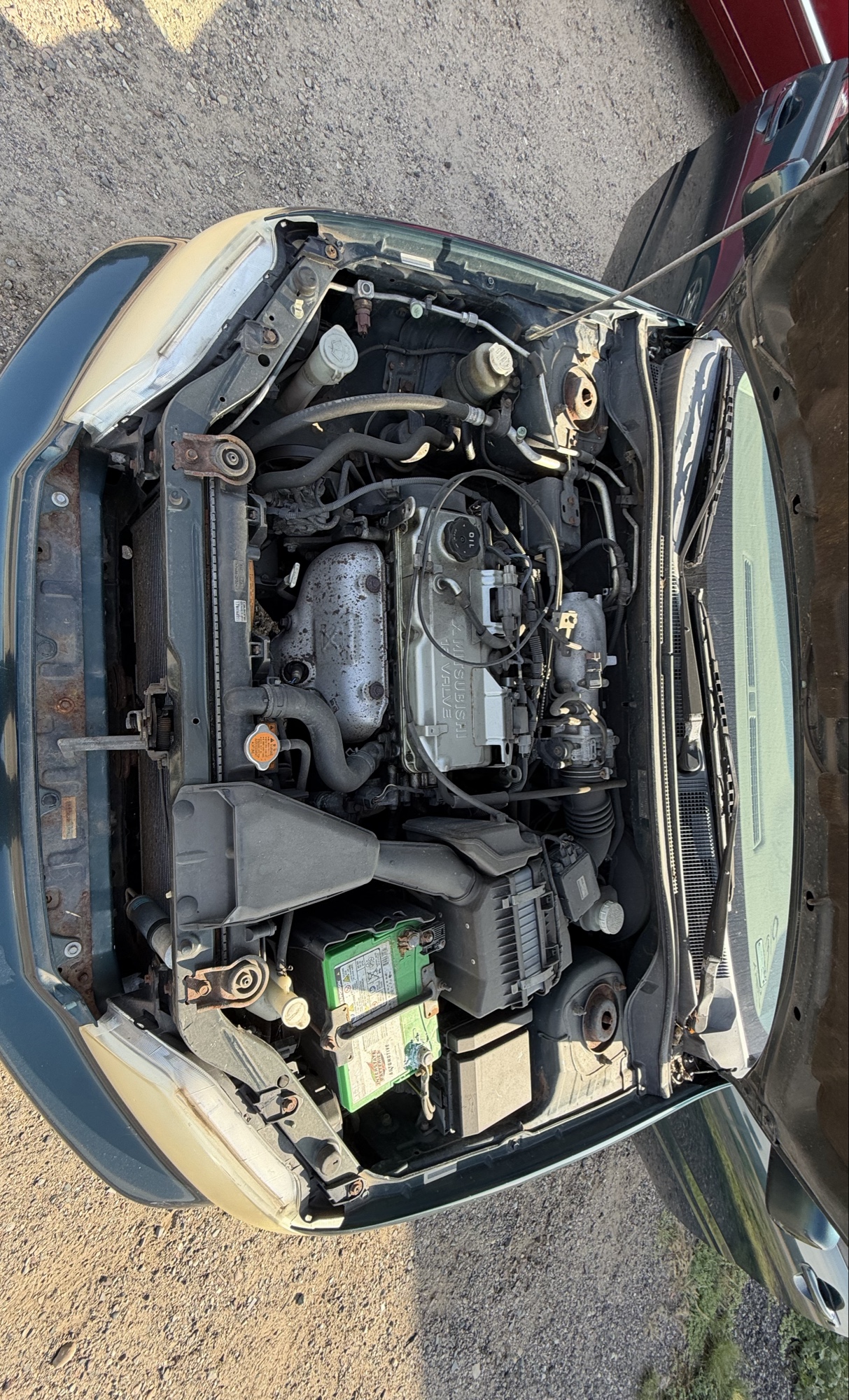 2002 mitsubishi lancer base with 166691 miles for sale near elk-river, minnesota 106319_49_engine_bay.jpg
