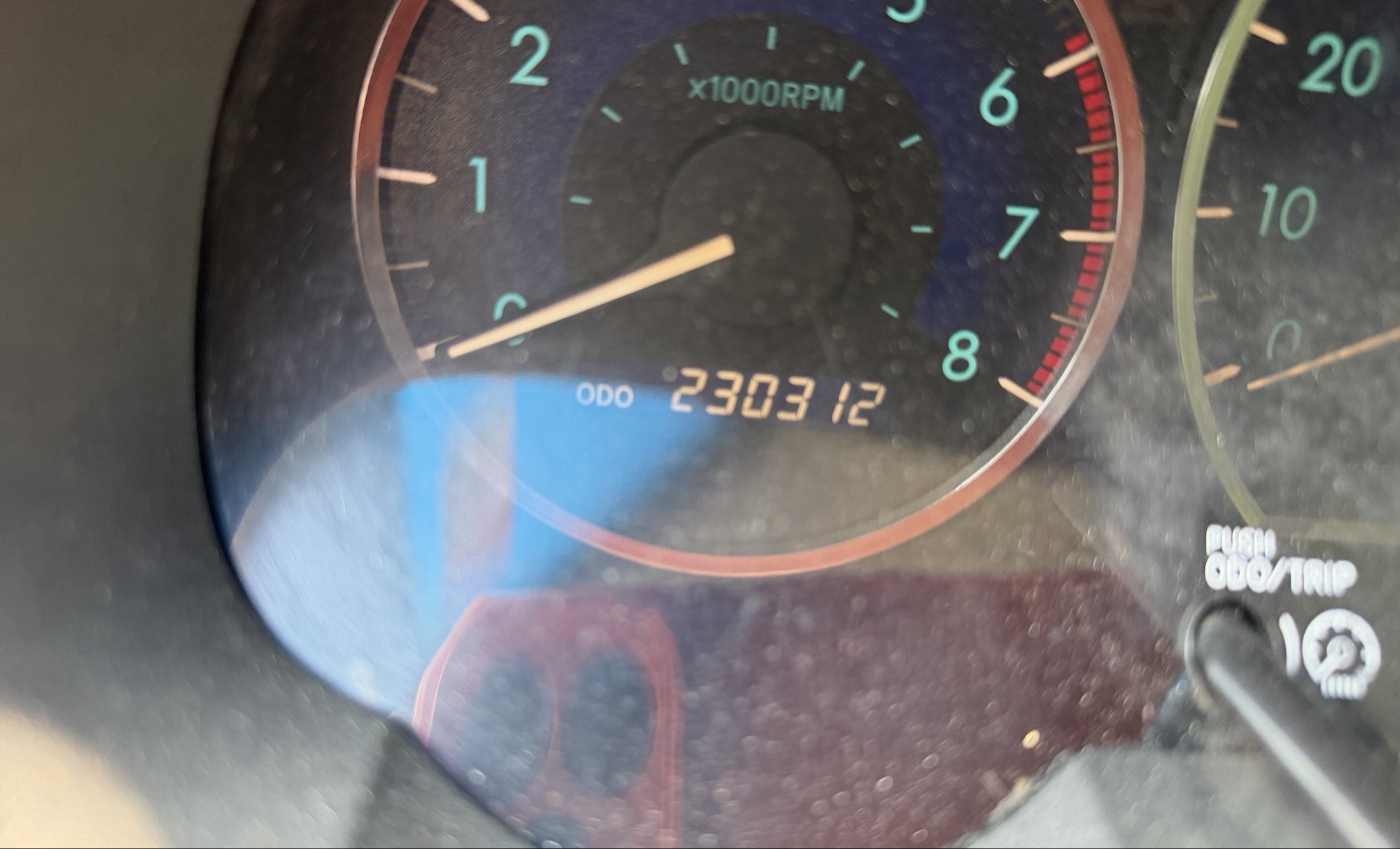 2006 toyota sienna xle with 230312 miles for sale near elk-river, minnesota 106332_44_mileage_closeup.jpg