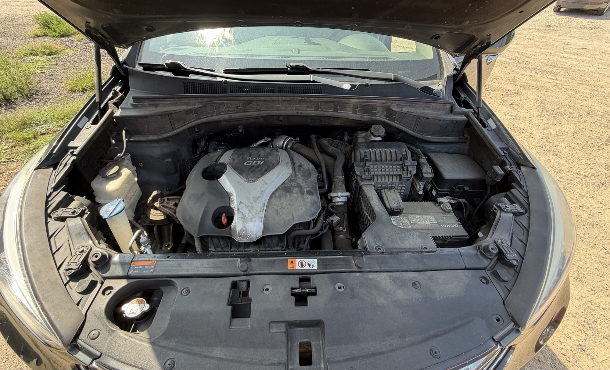 2013 hyundai santa-fe sport-2.0-awd with 164239 miles for sale near elk-river, minnesota 106336_49_engine_bay.jpg