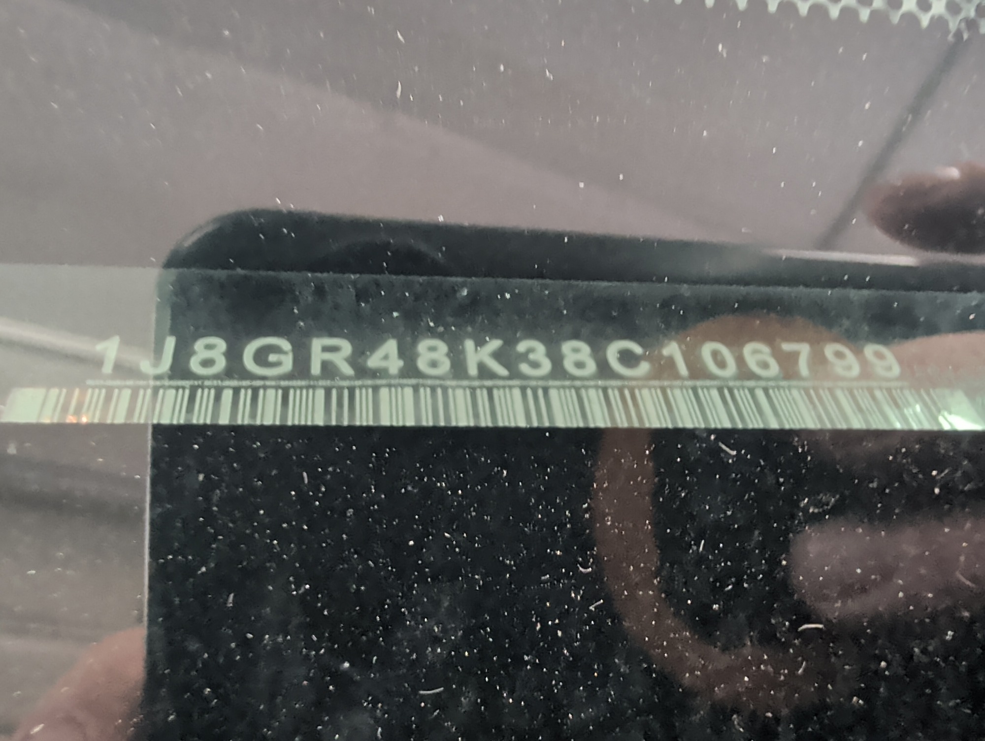 2008 jeep grand-cherokee laredo-4wd with 85427 miles for sale near elk-river, minnesota 106340_48_windshield_vin_plate.jpg