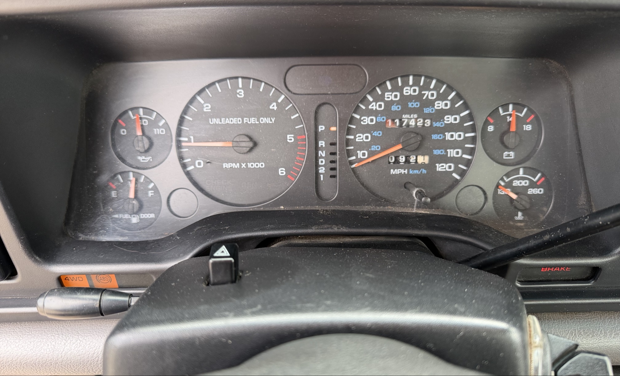1996 dodge ram-2500 ld-reg.-cab-8-ft.-bed-4wd with 117423 miles for sale near elk-river, minnesota 106345_43_gauge_cluster.jpg