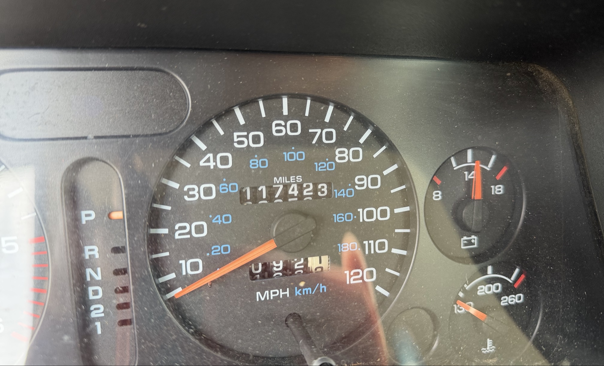 1996 dodge ram-2500 ld-reg.-cab-8-ft.-bed-4wd with 117423 miles for sale near elk-river, minnesota 106345_44_mileage_closeup.jpg