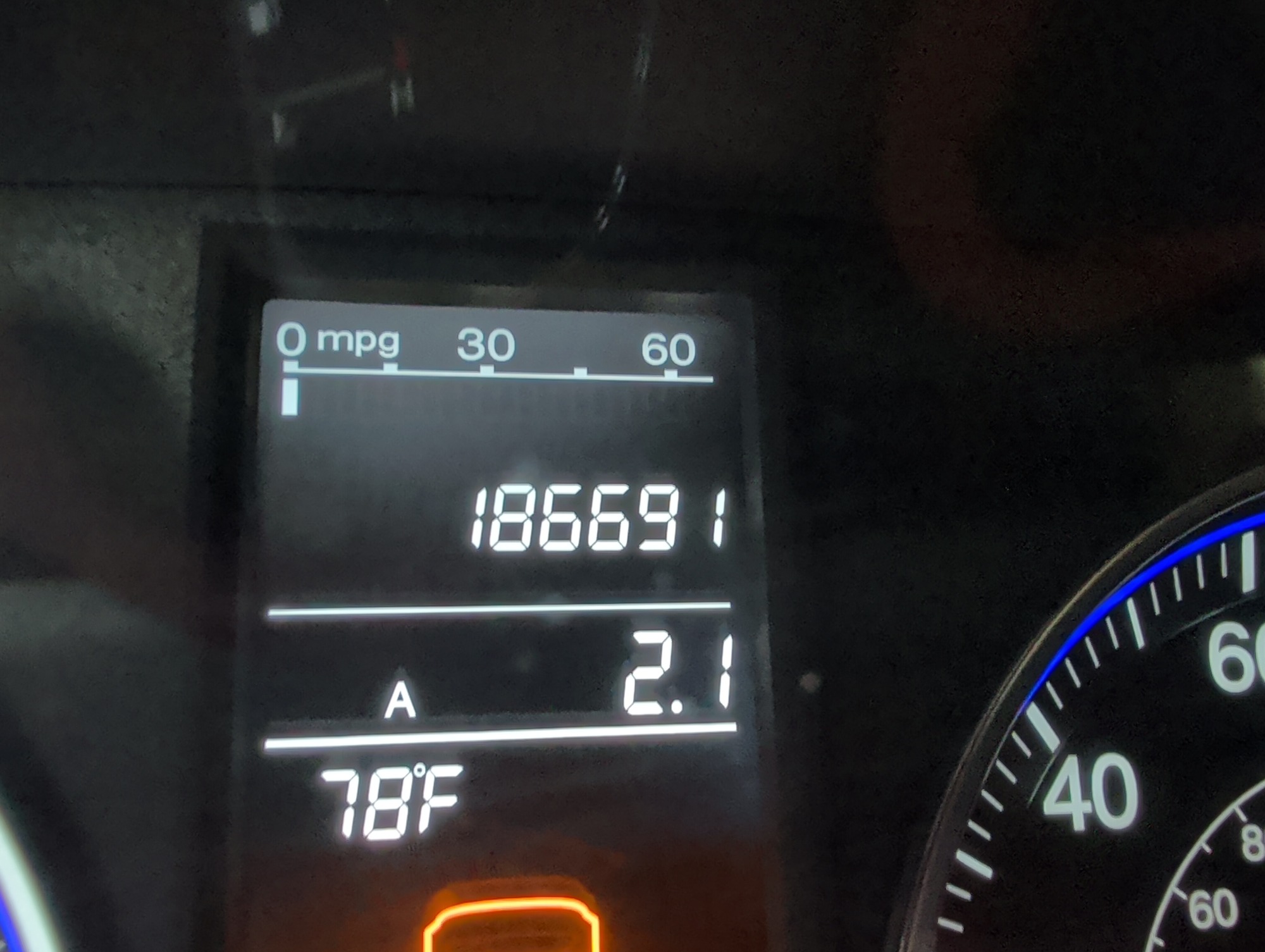2008 honda cr-v ex-l-4wd-at with 186691 miles for sale near elk-river, minnesota 106348_44_mileage_closeup.jpg