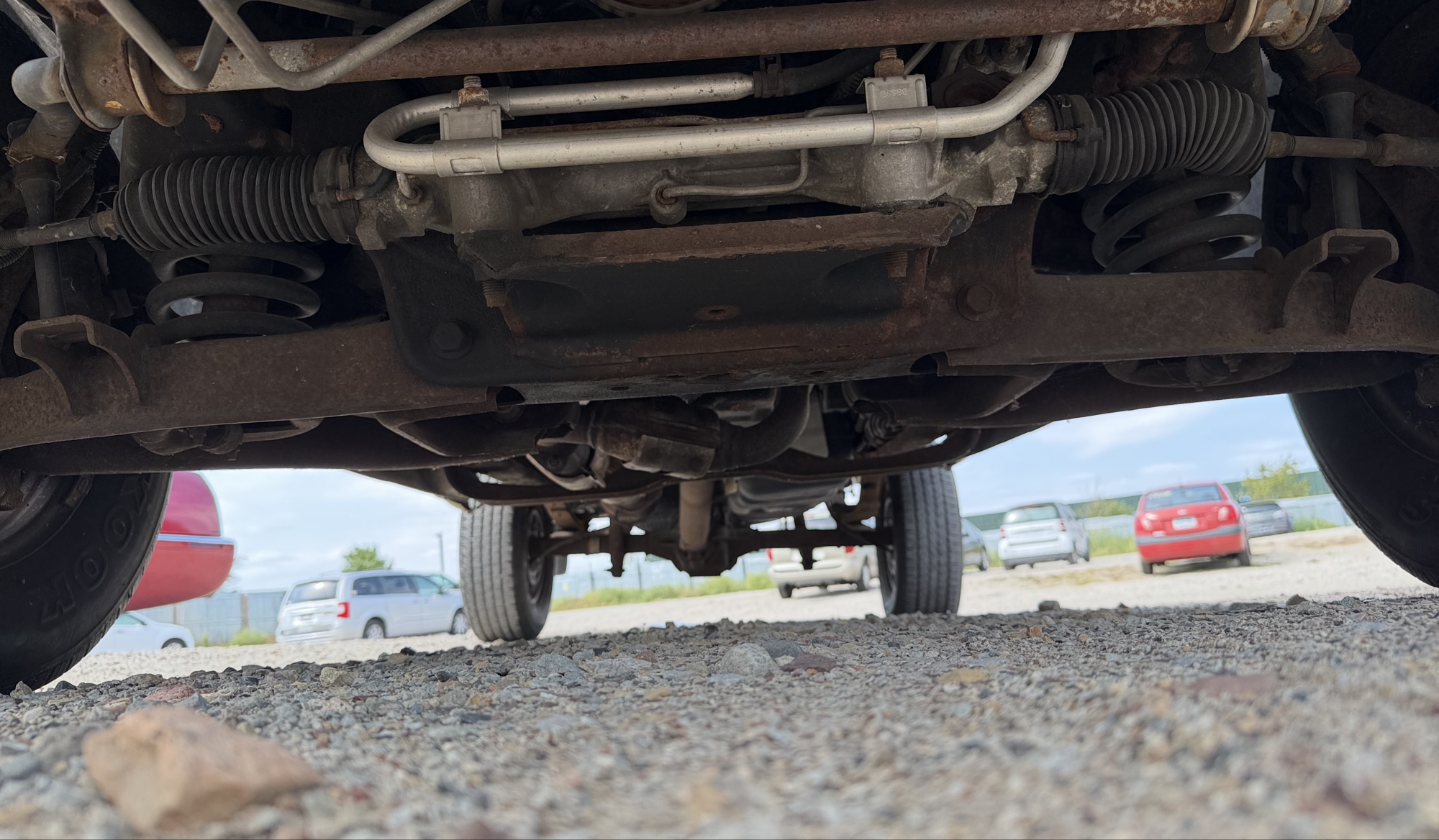 2003 ford ranger xl-short-bed-2wd---314a with 91214 miles for sale near elk-river, minnesota 106379_16_undercar_front.jpg