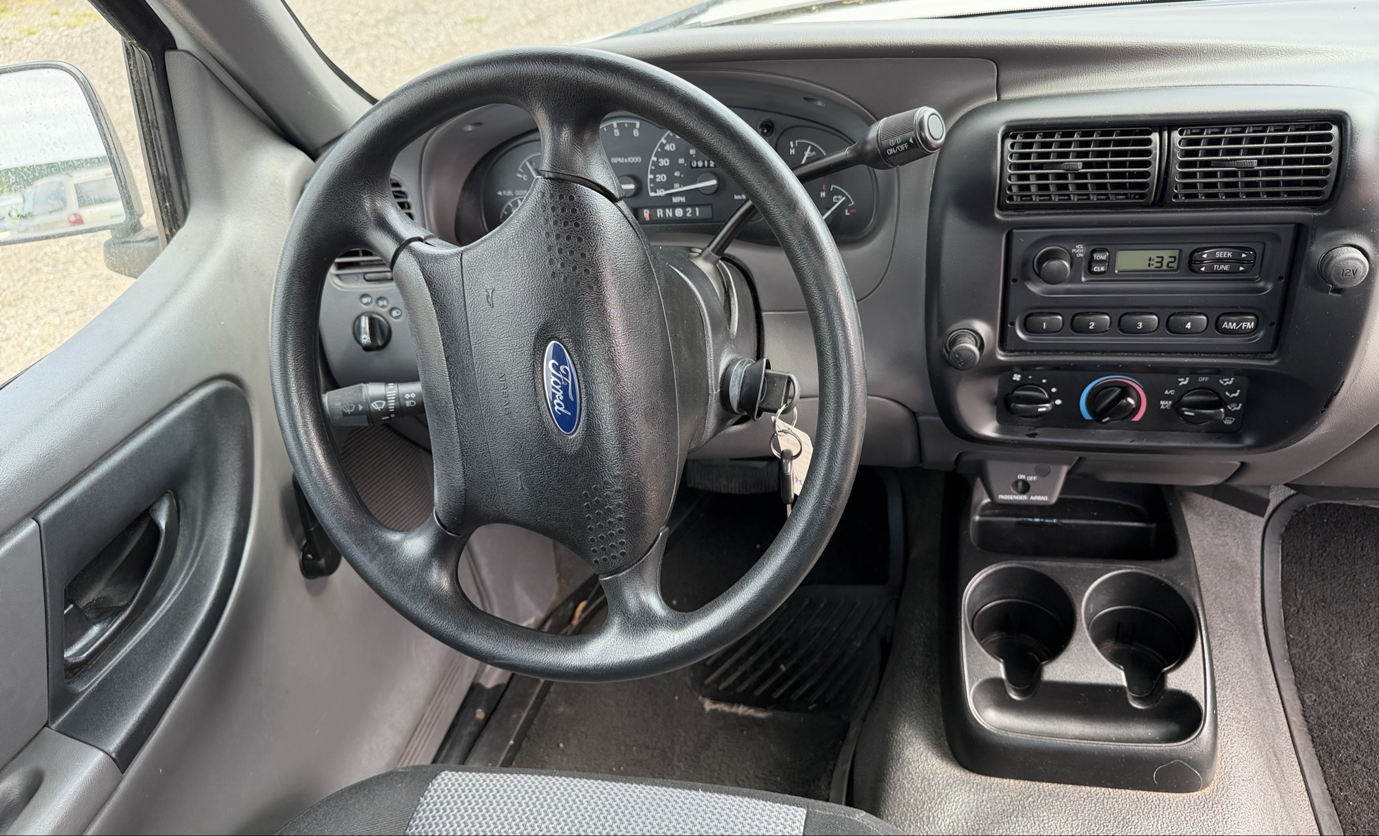 2003 ford ranger xl-short-bed-2wd---314a with 91214 miles for sale near elk-river, minnesota 106379_33_dash_from_driver.jpg