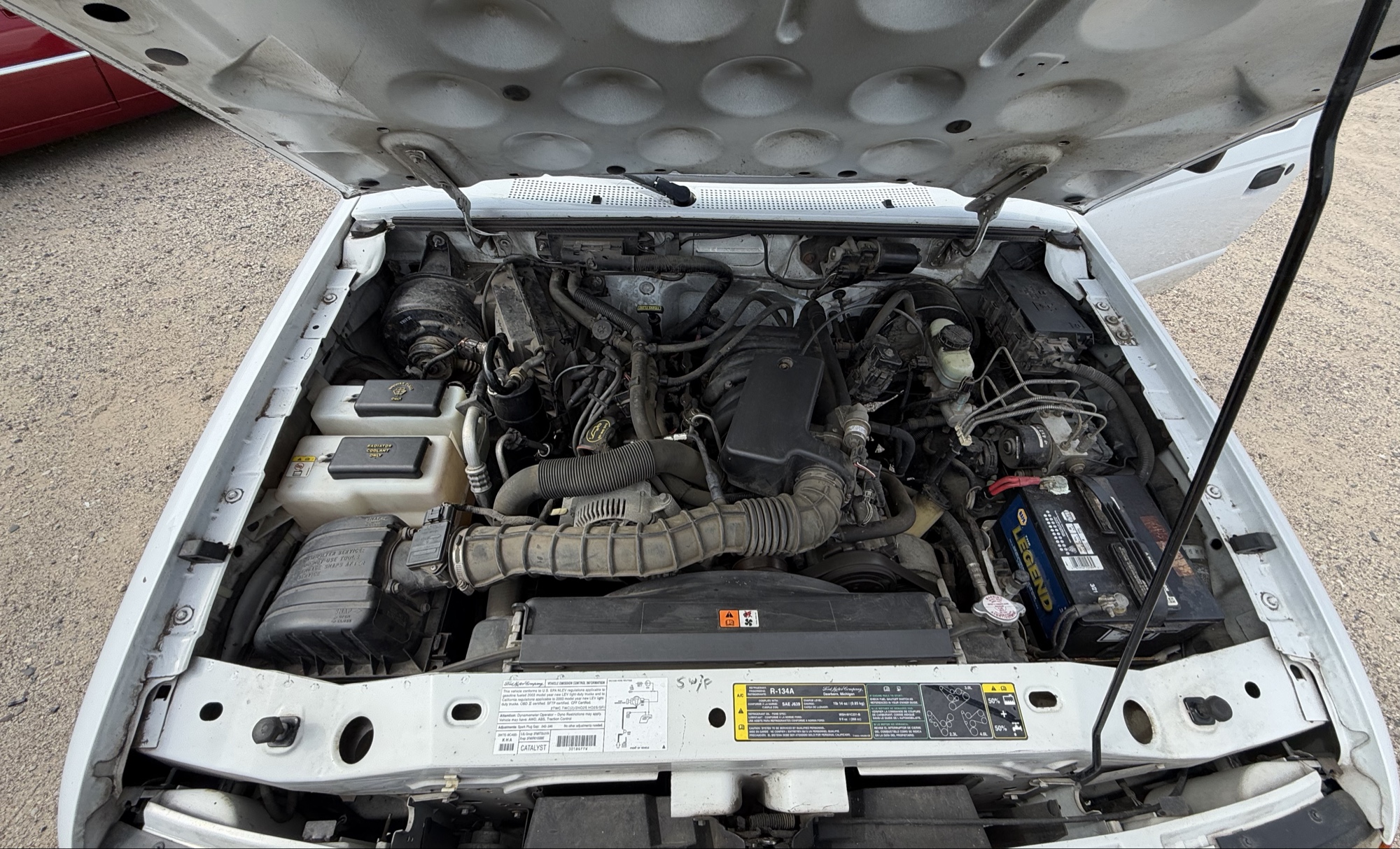2003 ford ranger xl-short-bed-2wd---314a with 91214 miles for sale near elk-river, minnesota 106379_49_engine_bay.jpg