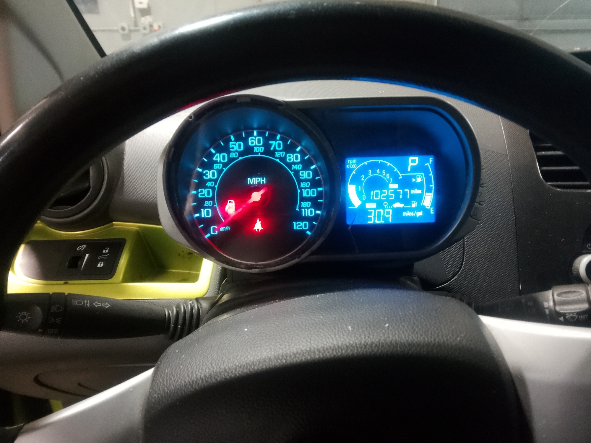 2013 chevrolet spark ls-auto with 108577 miles for sale near elk-river, minnesota 106385_43_gauge_cluster.jpg