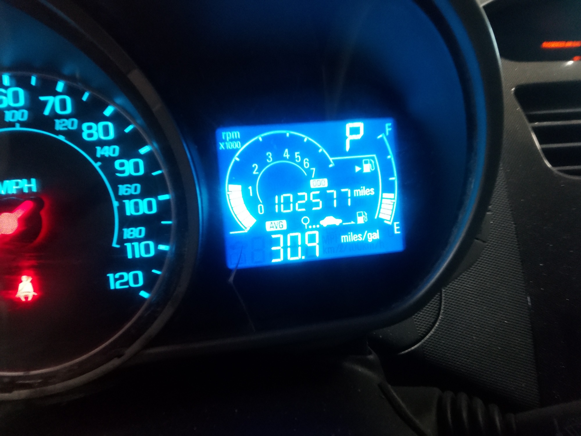 2013 chevrolet spark ls-auto with 108577 miles for sale near elk-river, minnesota 106385_44_mileage_closeup.jpg