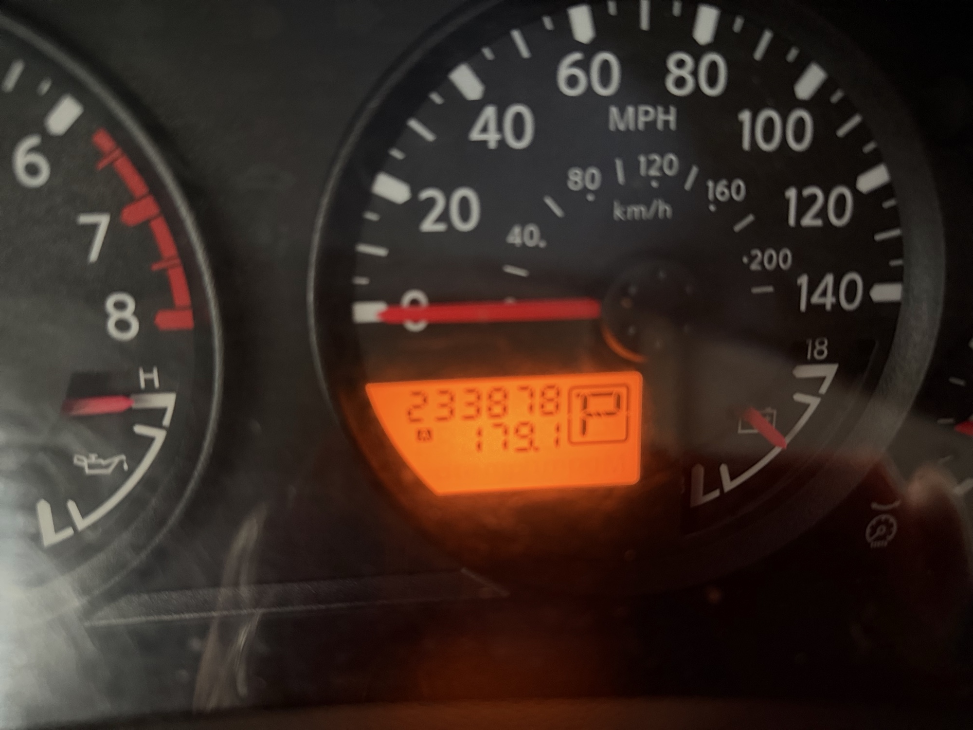 2005 nissan xterra or-2wd with 233878 miles for sale near elk-river, minnesota 106387_44_mileage_closeup.jpg