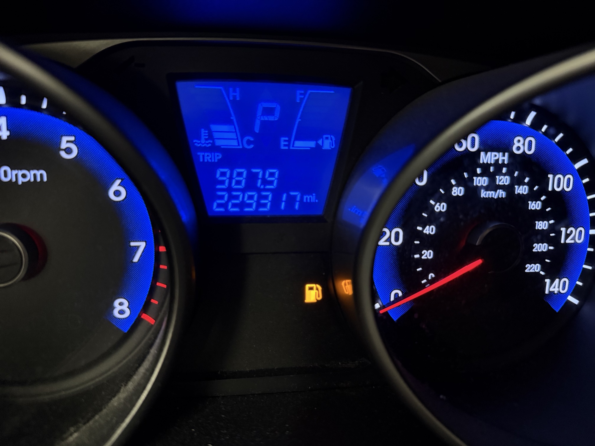 2010 hyundai tucson limited-2wd with 229317 miles for sale near elk-river, minnesota 106392_44_mileage_closeup.jpg
