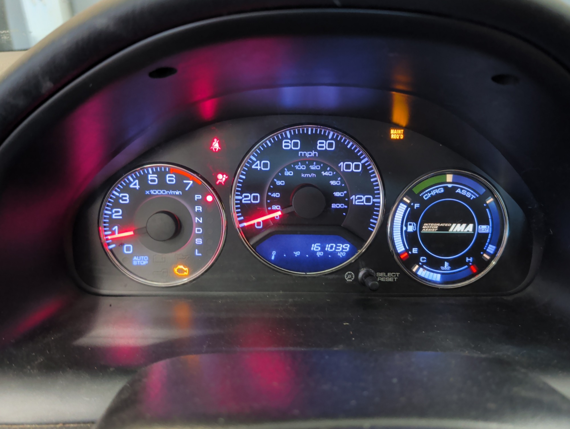 2005 honda civic-hybrid cvt with 161039 miles for sale near elk-river, minnesota 106408_43_gauge_cluster.jpg