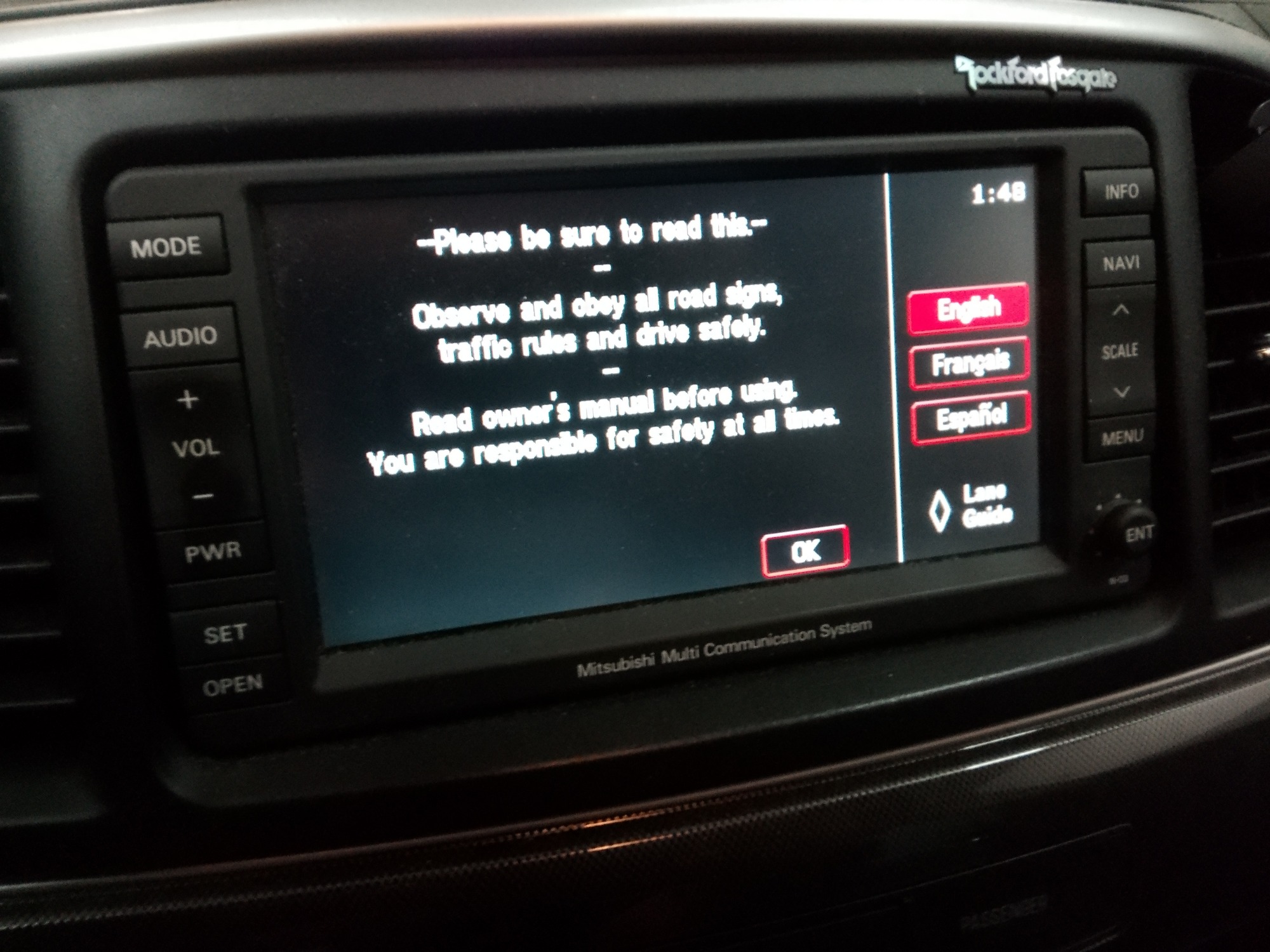 2010 mitsubishi lancer-sportback gts with 120997 miles for sale near elk-river, minnesota 106411_39_radio_closeup.jpg