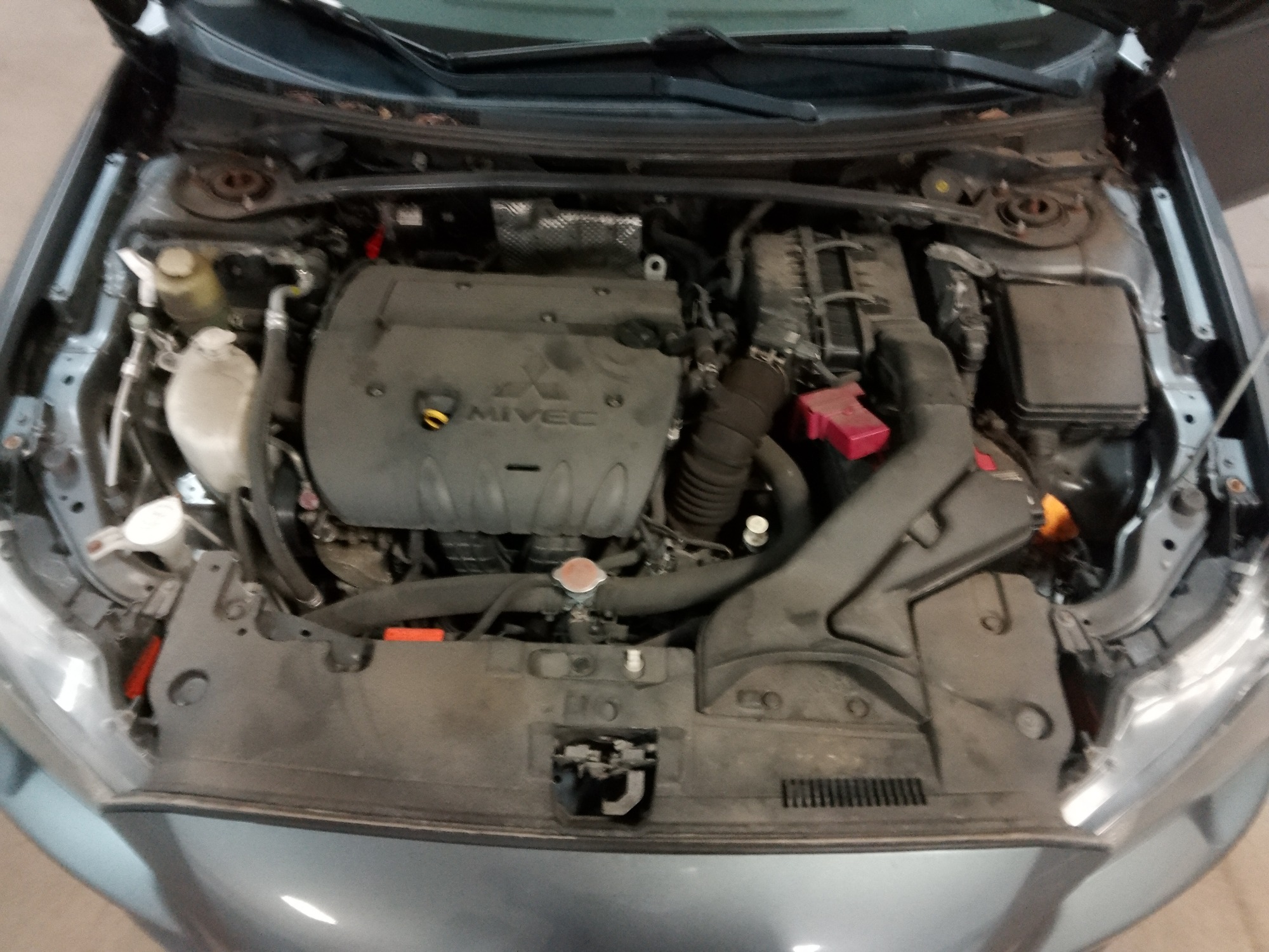 2010 mitsubishi lancer-sportback gts with 120997 miles for sale near elk-river, minnesota 106411_49_engine_bay.jpg