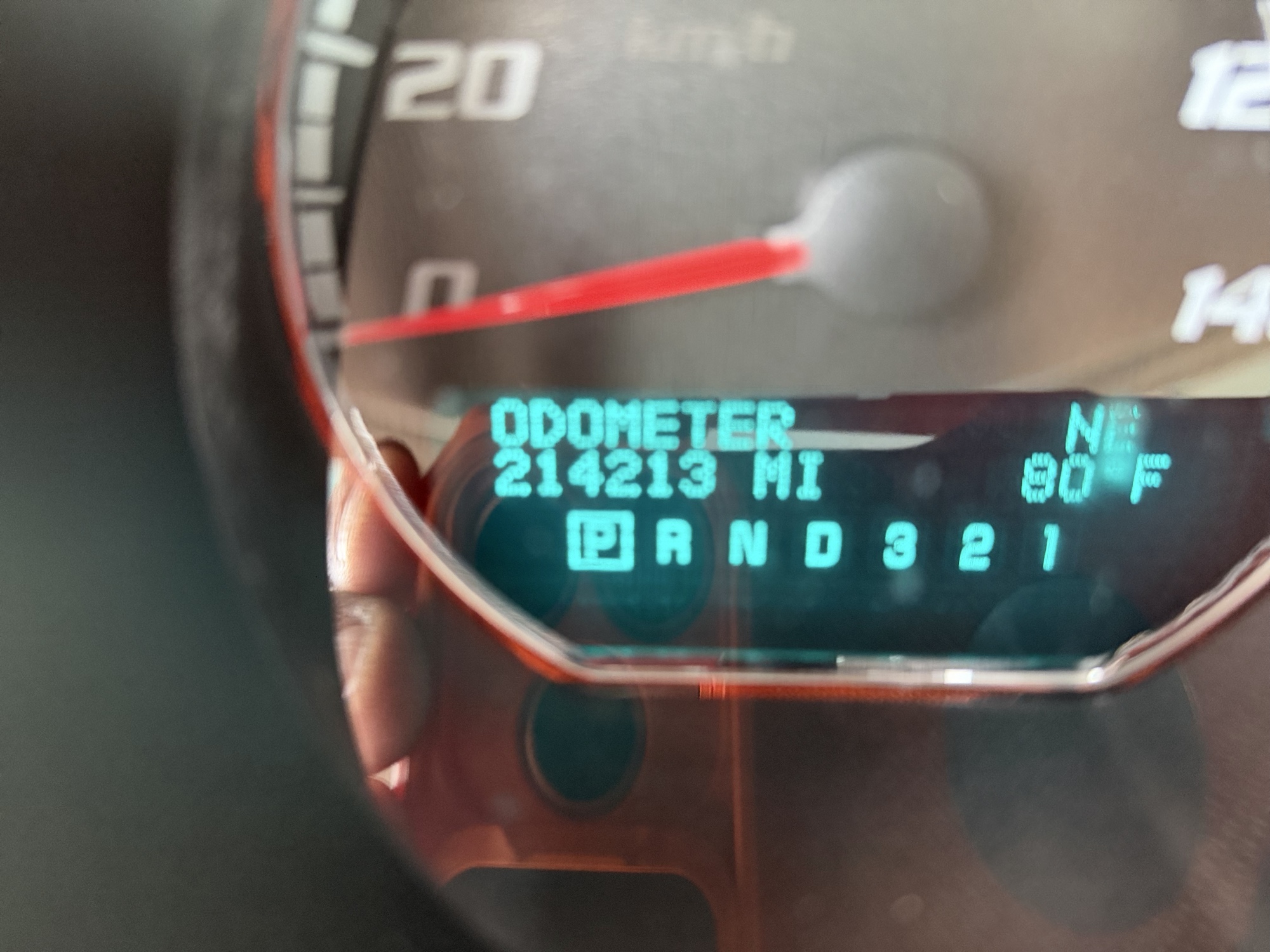 2009 buick lucerne cxl1 with 214213 miles for sale near elk-river, minnesota 106412_44_mileage_closeup.jpg