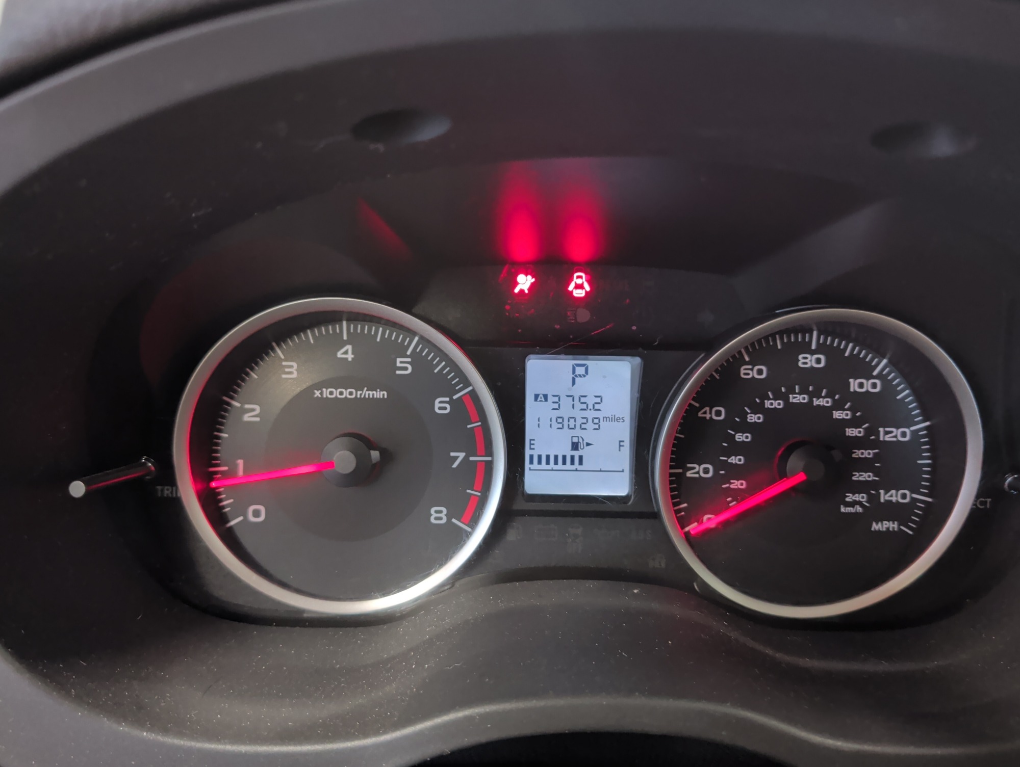 2017 subaru forester 2.5i-premium-pzev-cvt with 119029 miles for sale near elk-river, minnesota 106413_43_gauge_cluster.jpg