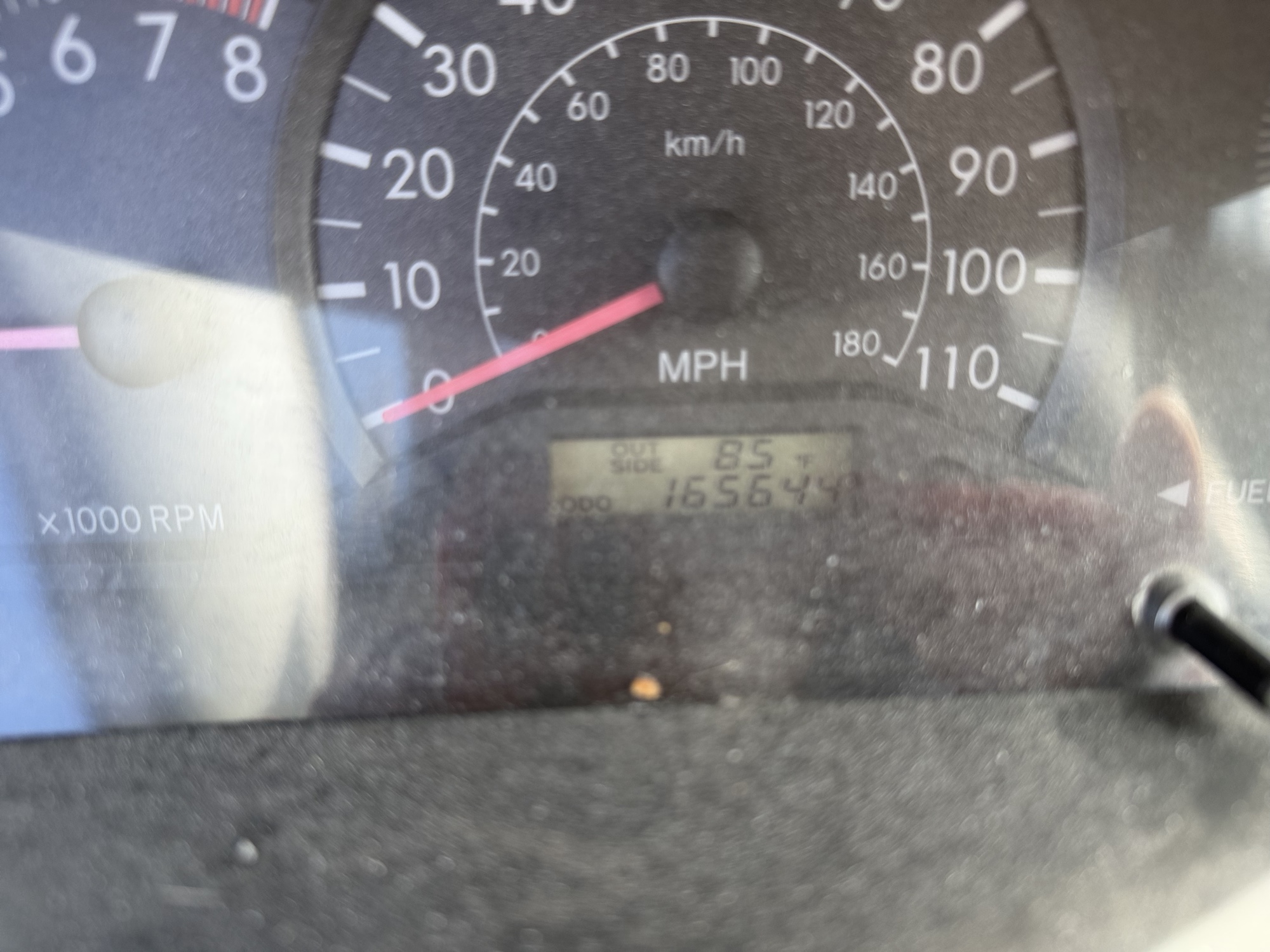2007 toyota corolla ce with 165644 miles for sale near elk-river, minnesota 106417_44_mileage_closeup.jpg