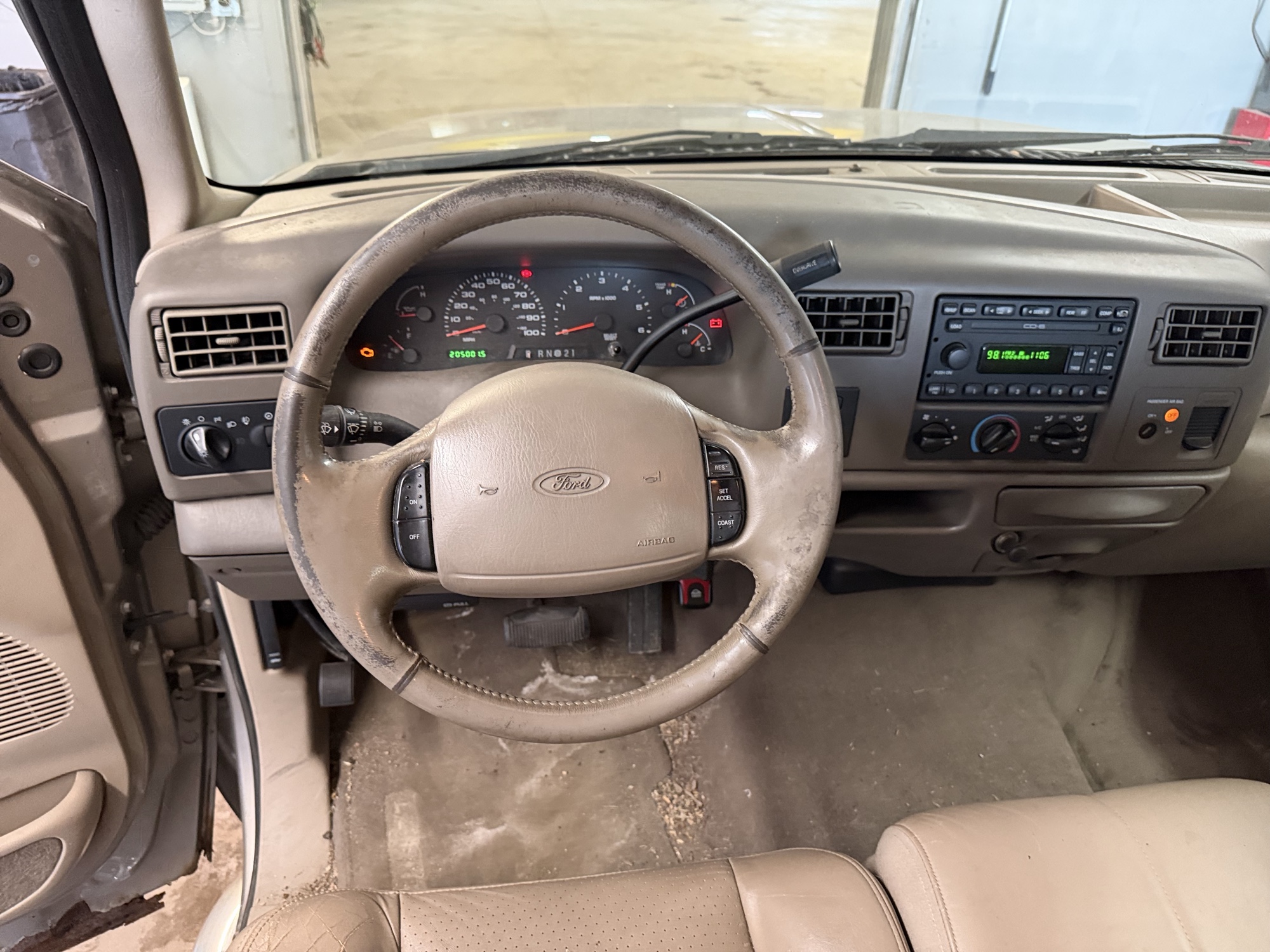 2002 ford f-250-sd with 205001 miles for sale near elk-river, minnesota 106433_33_dash_from_driver.jpg