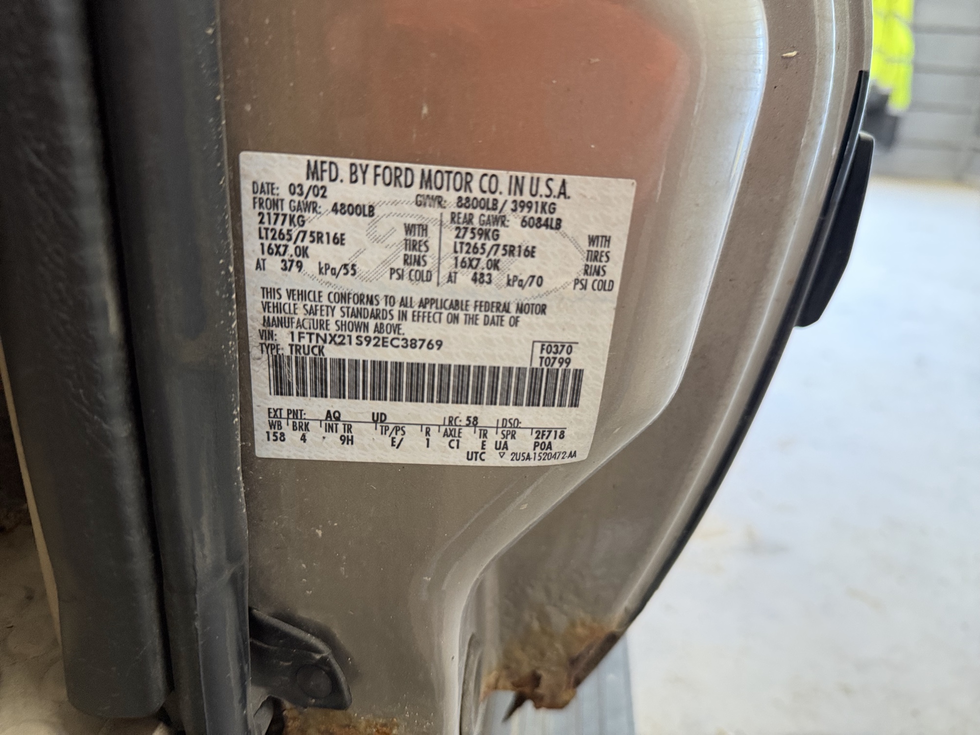 2002 ford f-250-sd with 205001 miles for sale near elk-river, minnesota 106433_45_obd2_codes.jpg