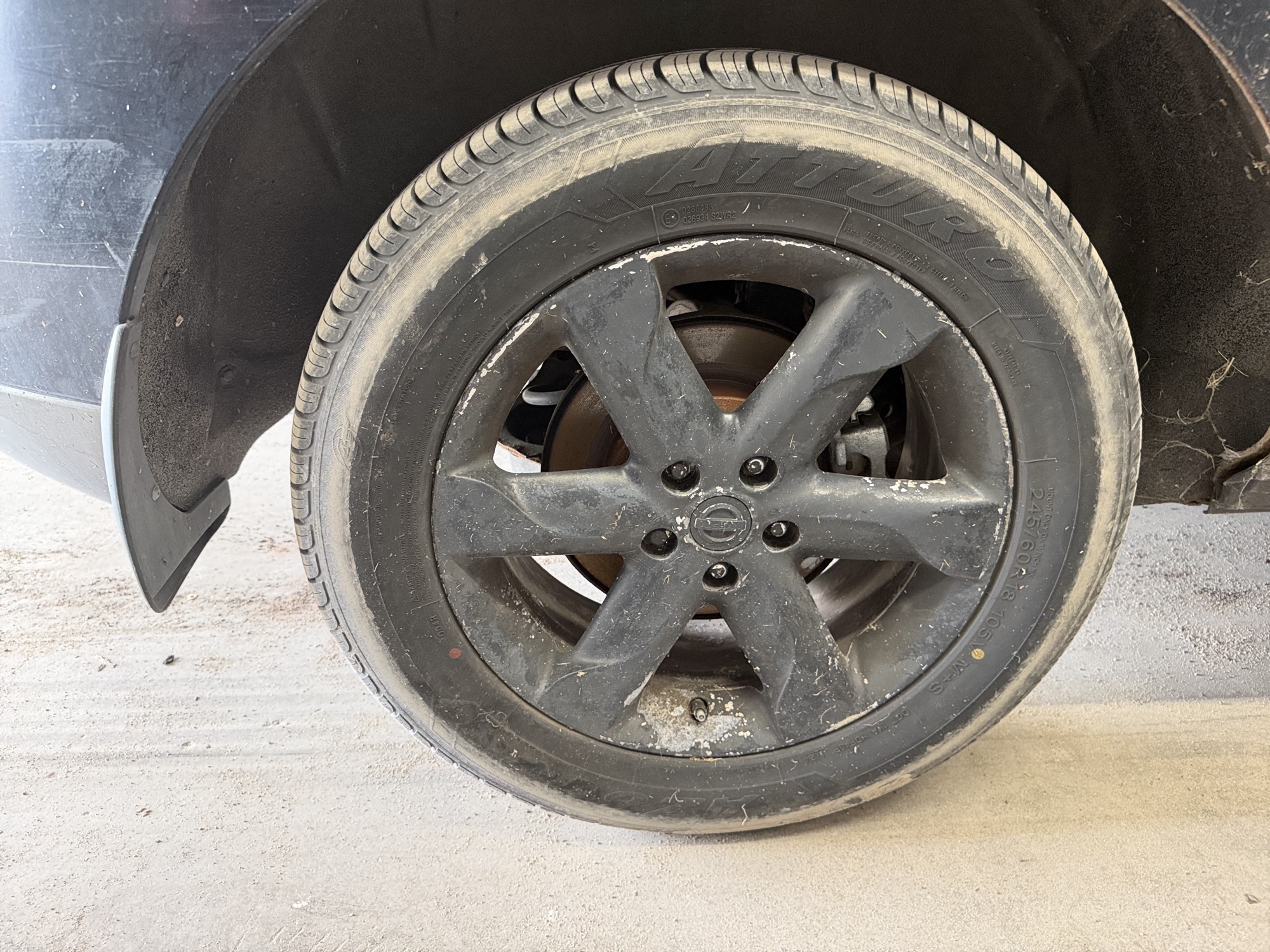 2009 nissan murano s-awd with 178430 miles for sale near elk-river, minnesota 106440_14_rear_pass_wheel.jpg