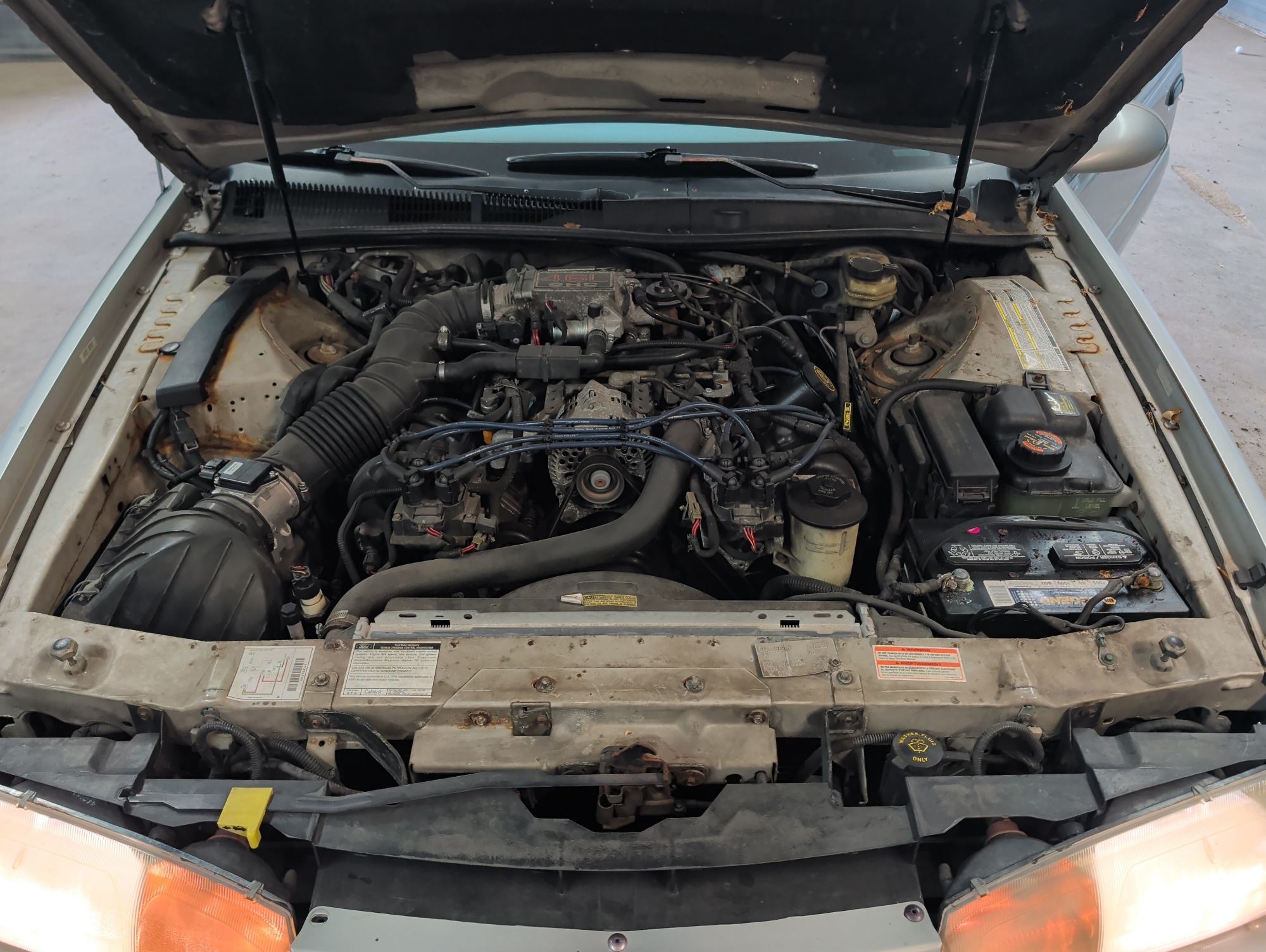 1997 ford thunderbird lx with 157882 miles for sale near elk-river, minnesota 106449_49_engine_bay.jpg
