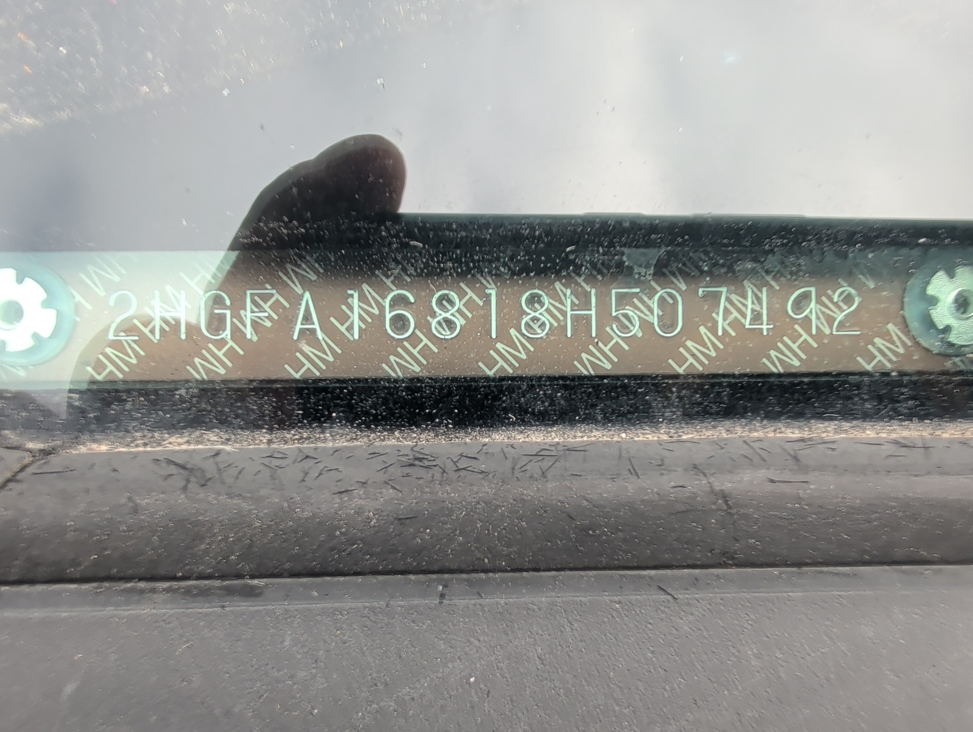 2008 honda civic ex-sedan-at with 245835 miles for sale near elk-river, minnesota 106450_48_windshield_vin_plate.jpg