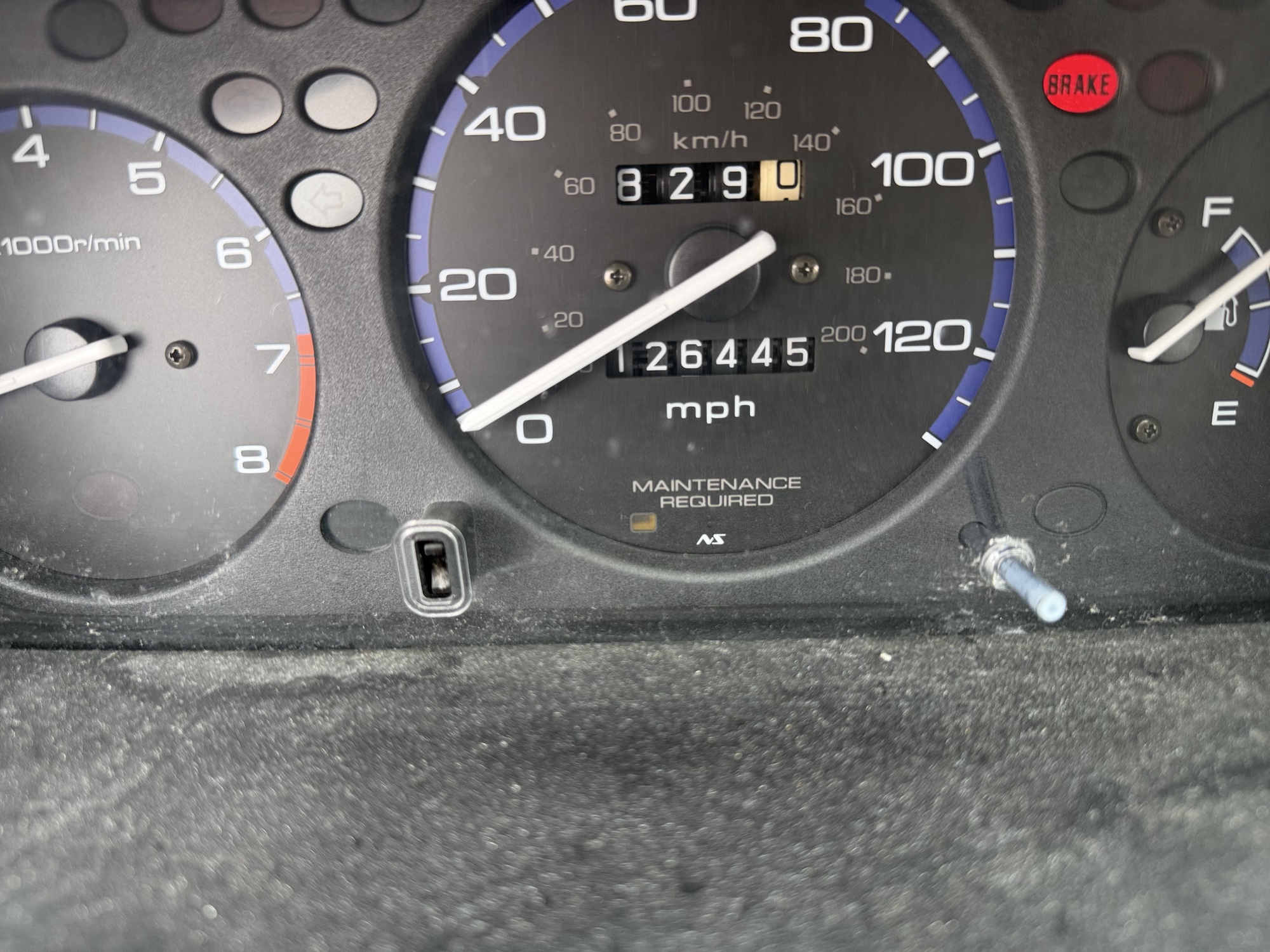1999 honda civic lx-sedan with 126445 miles for sale near elk-river, minnesota 106465_44_mileage_closeup.jpg