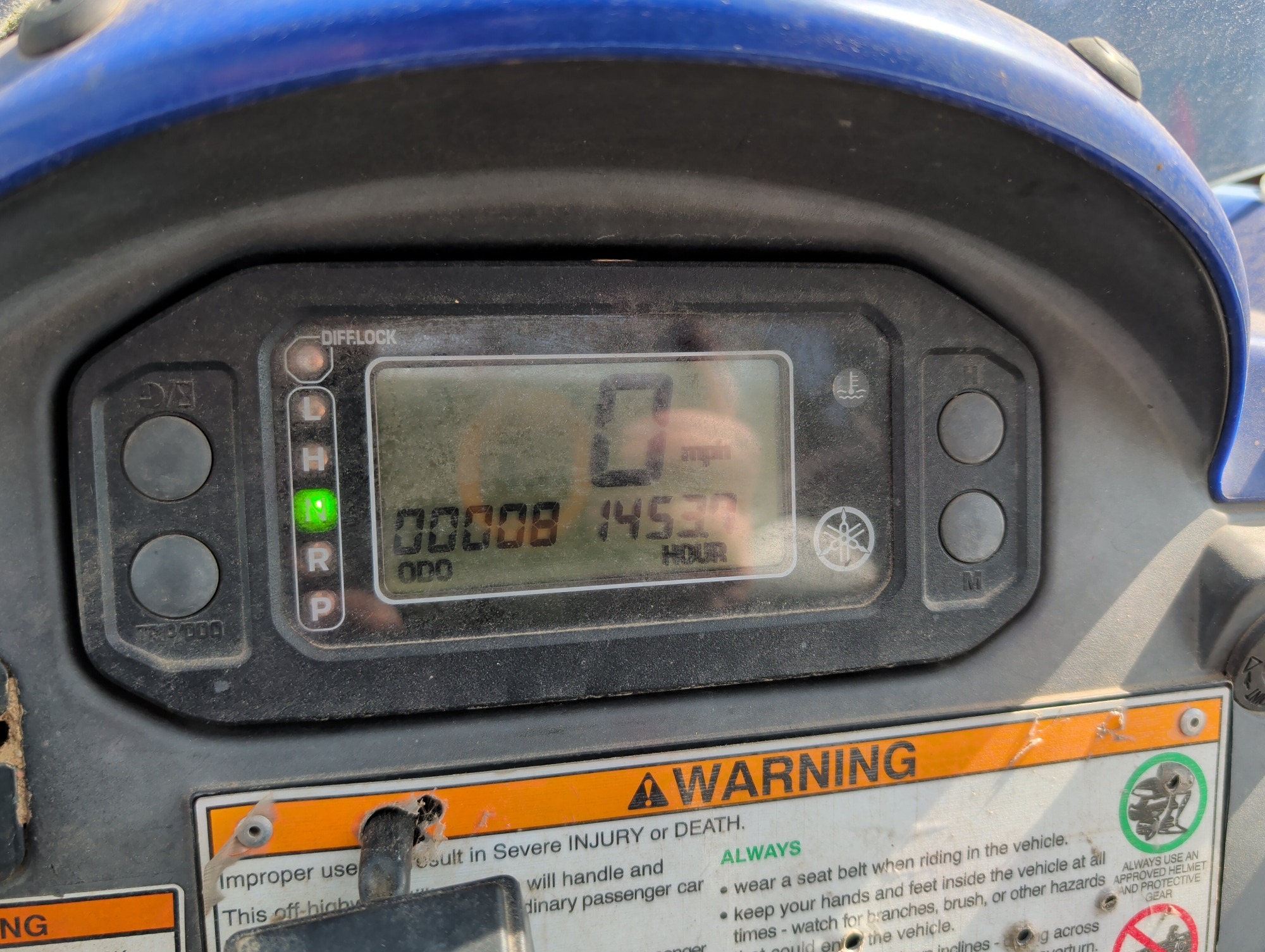 2006 yamaha rhino 660 with 1453 miles for sale near elk-river, minnesota 106469_43_gauge_cluster.jpg