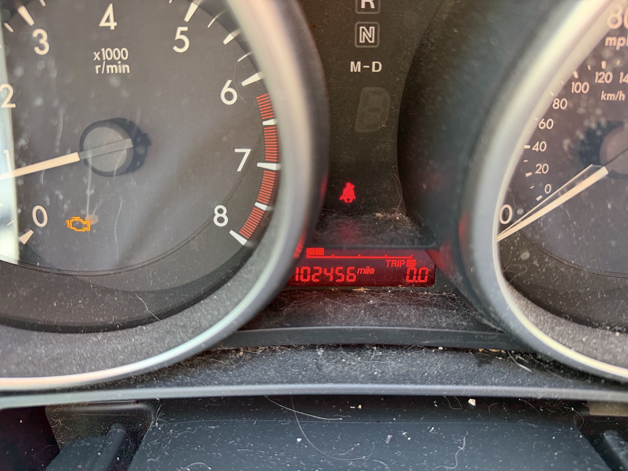 2012 mazda mazda5 sport with 102456 miles for sale near elk-river, minnesota 106470_44_mileage_closeup.jpg