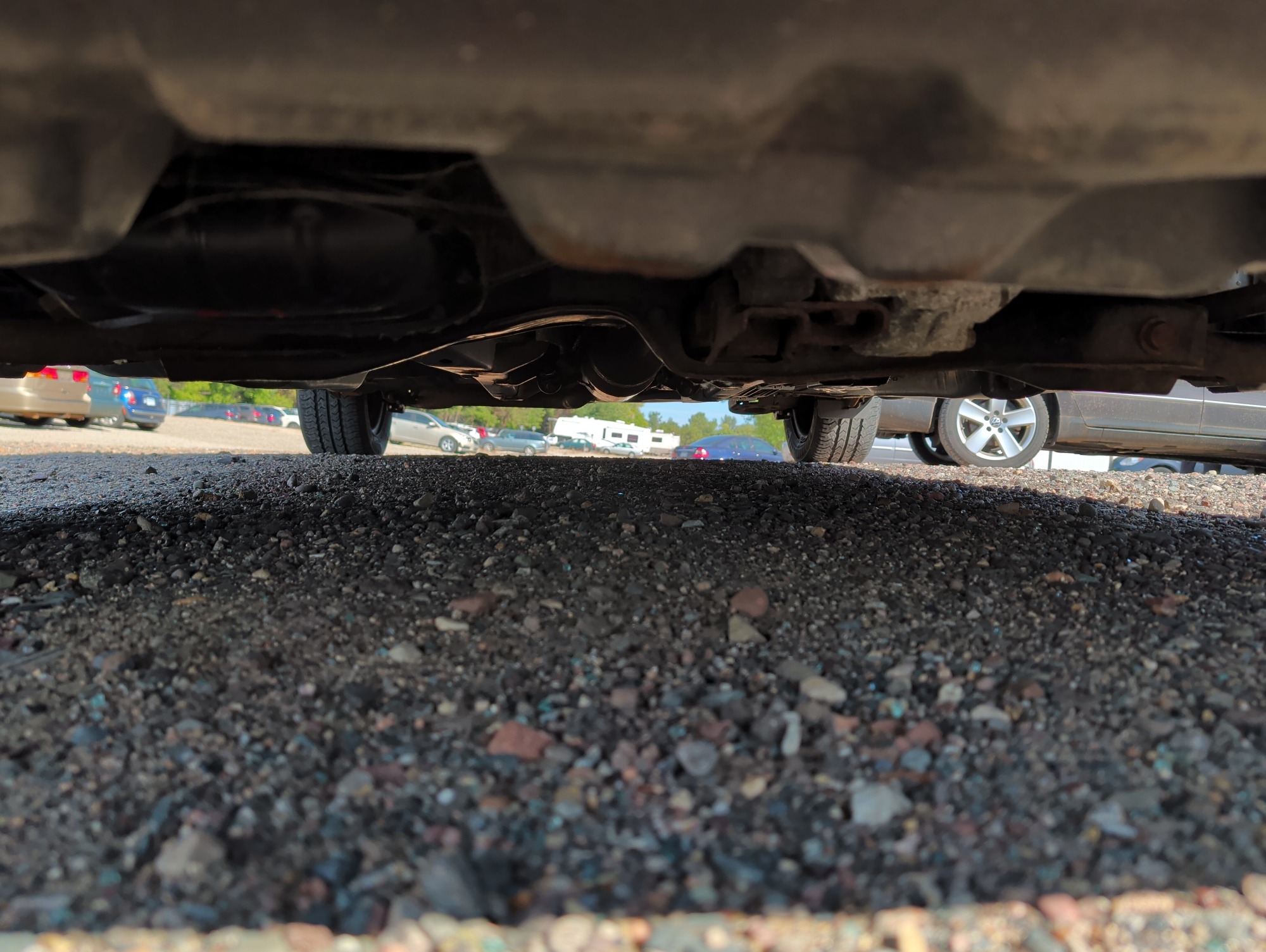 2008 toyota yaris liftback with 125476 miles for sale near elk-river, minnesota 106476_16_undercar_front.jpg