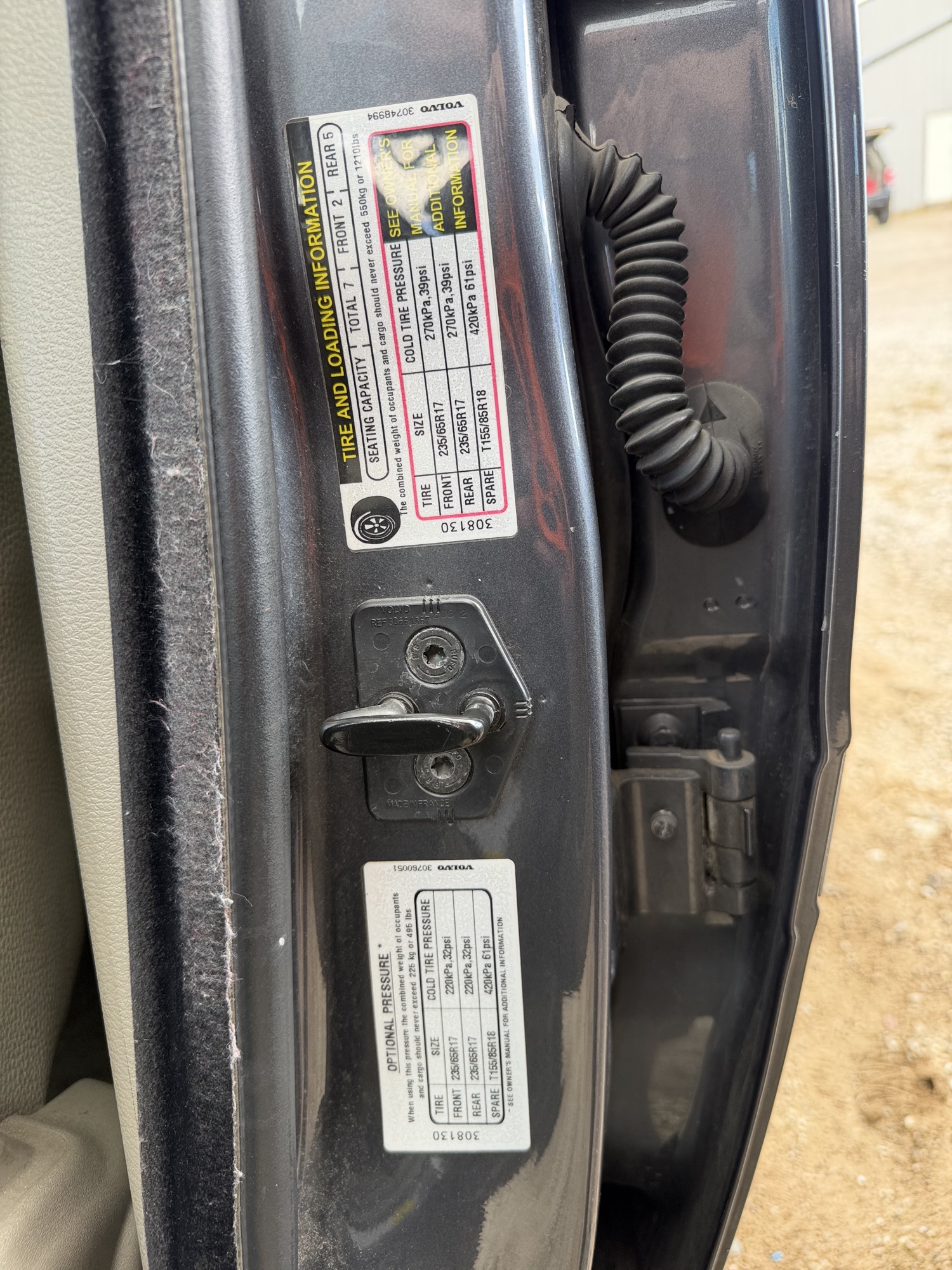 2006 volvo xc90 2.5t for sale near elk-river, minnesota 106483_47_door_vin_sticker.jpg
