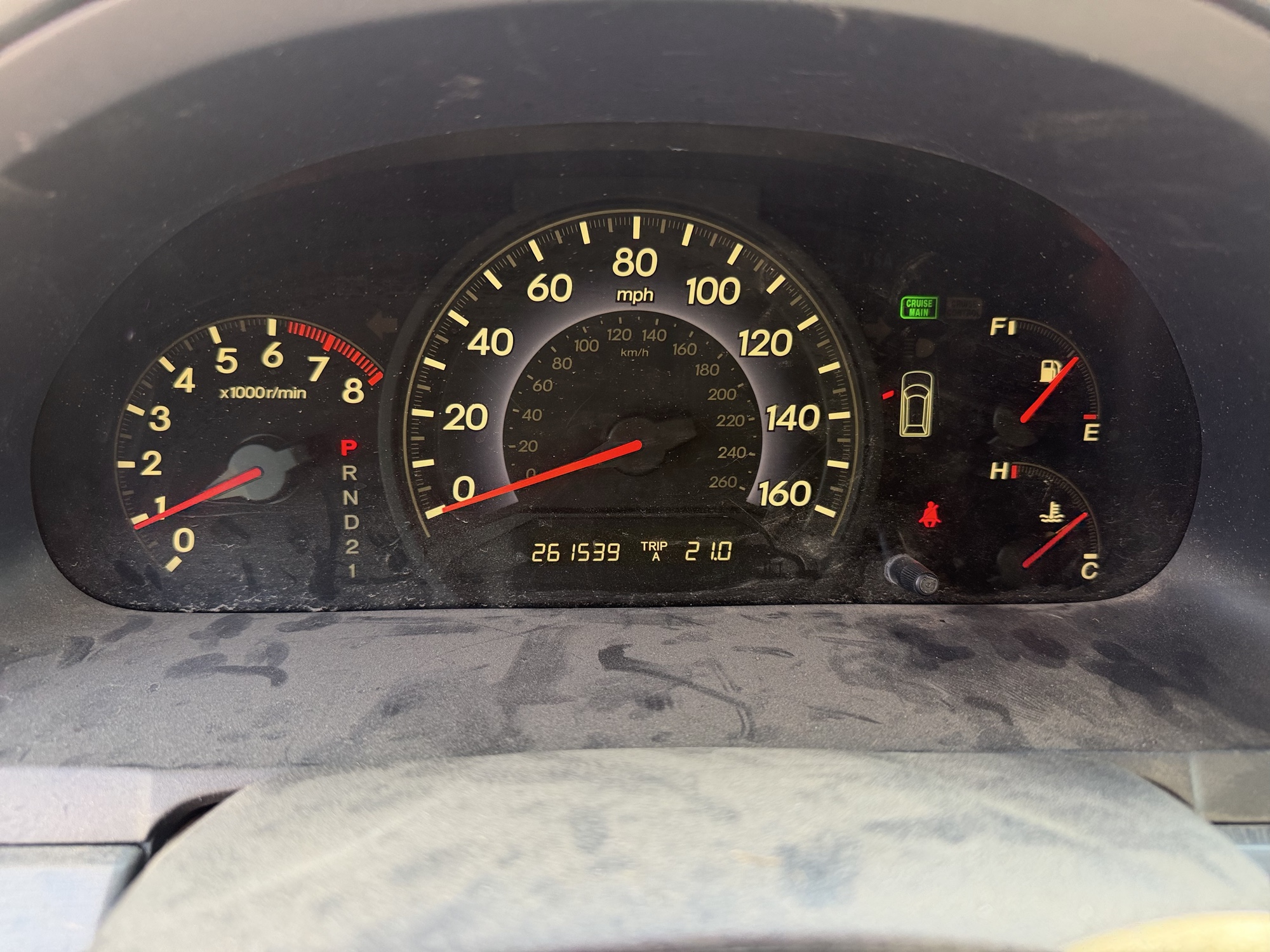 2006 honda odyssey ex-l with 261539 miles for sale near elk-river, minnesota 106484_43_gauge_cluster.jpg