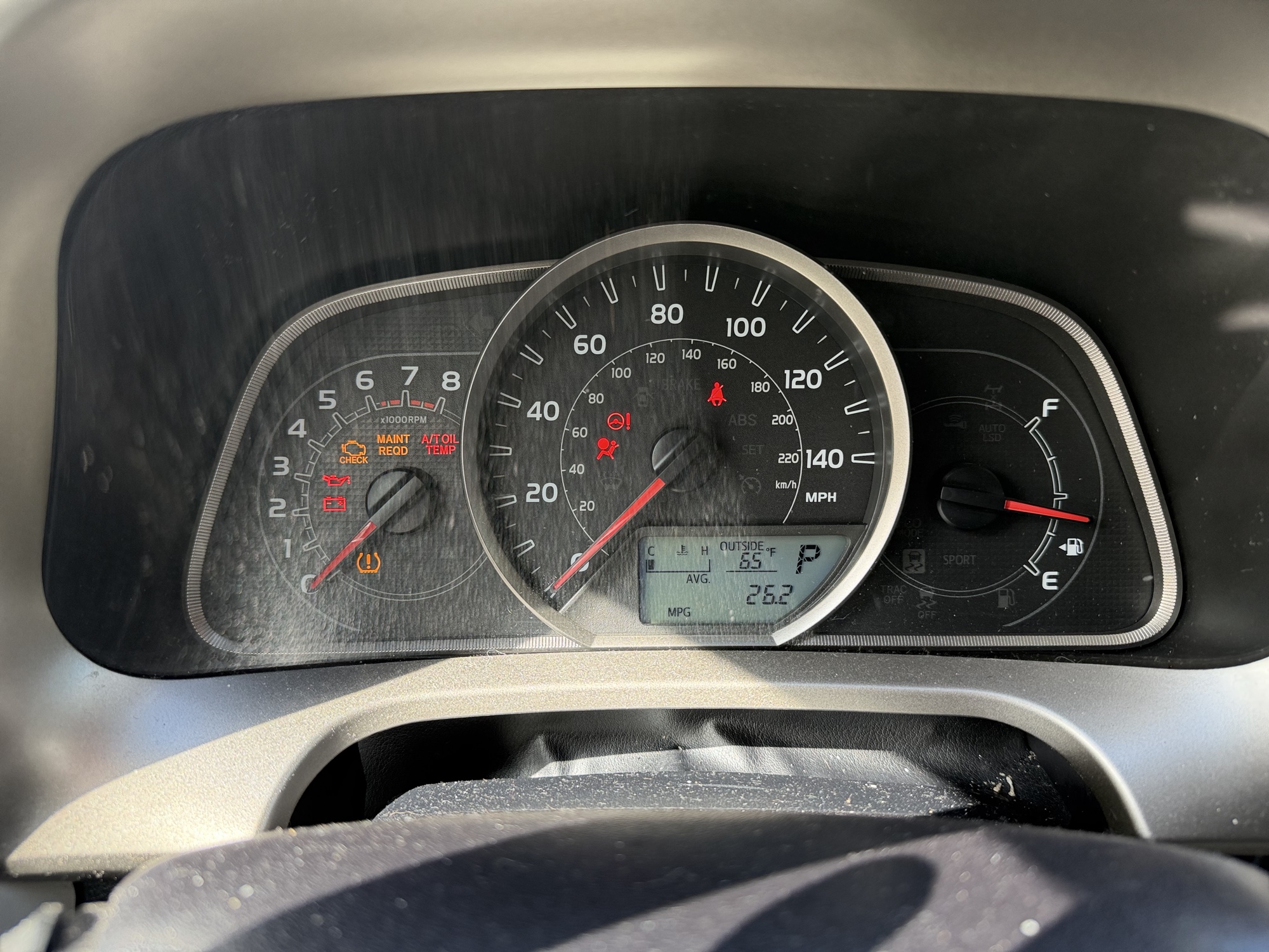 2014 toyota rav4 le-awd with 241220 miles for sale near elk-river, minnesota 106485_43_gauge_cluster.jpg