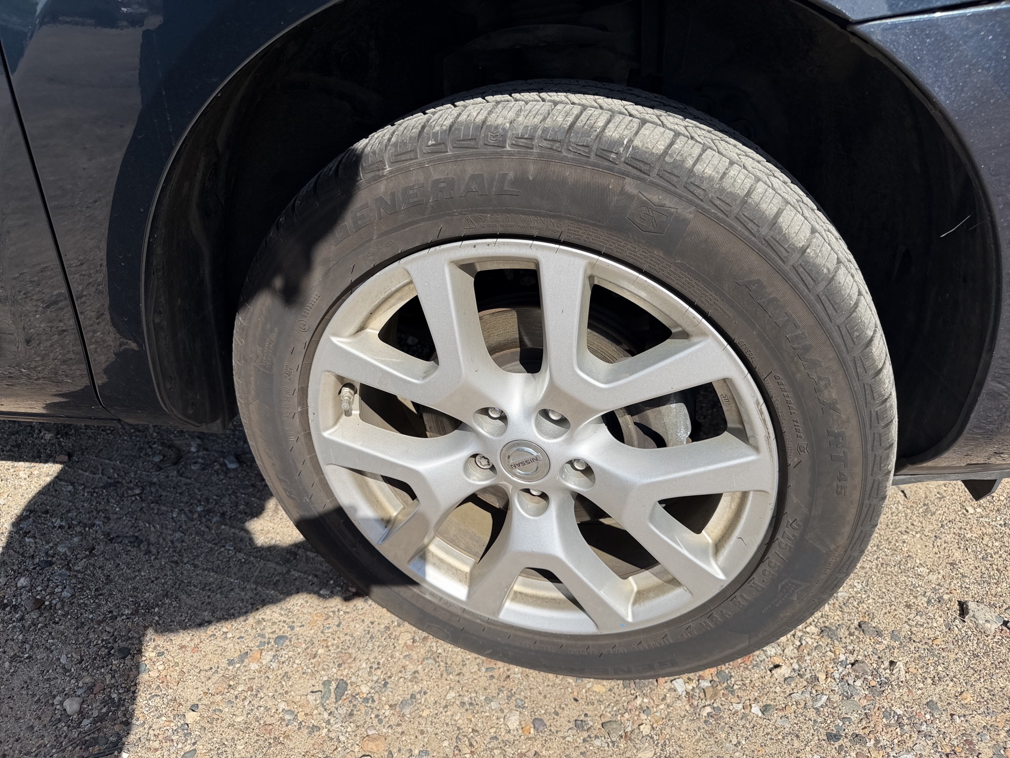 2013 nissan rogue s-awd with 108328 miles for sale near elk-river, minnesota 106488_15_front_pass_wheel.jpg