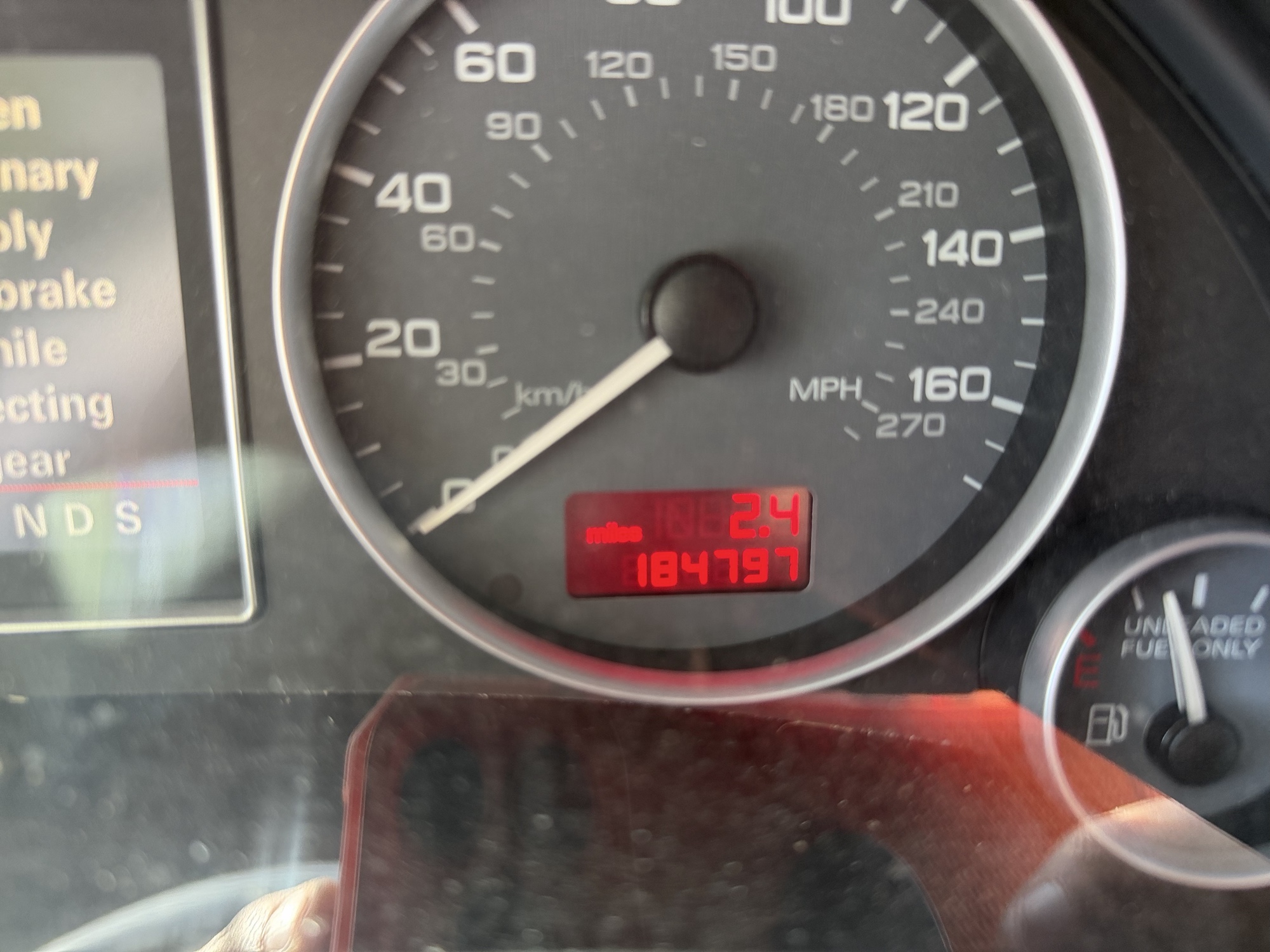 2004 audi s4 with 184797 miles for sale near elk-river, minnesota 106495_44_mileage_closeup.jpg